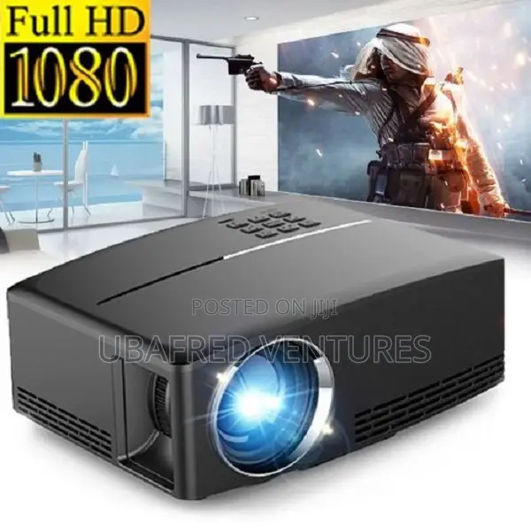 Max 200 "HD Large Screen TV LED Projector Video Game Beamer