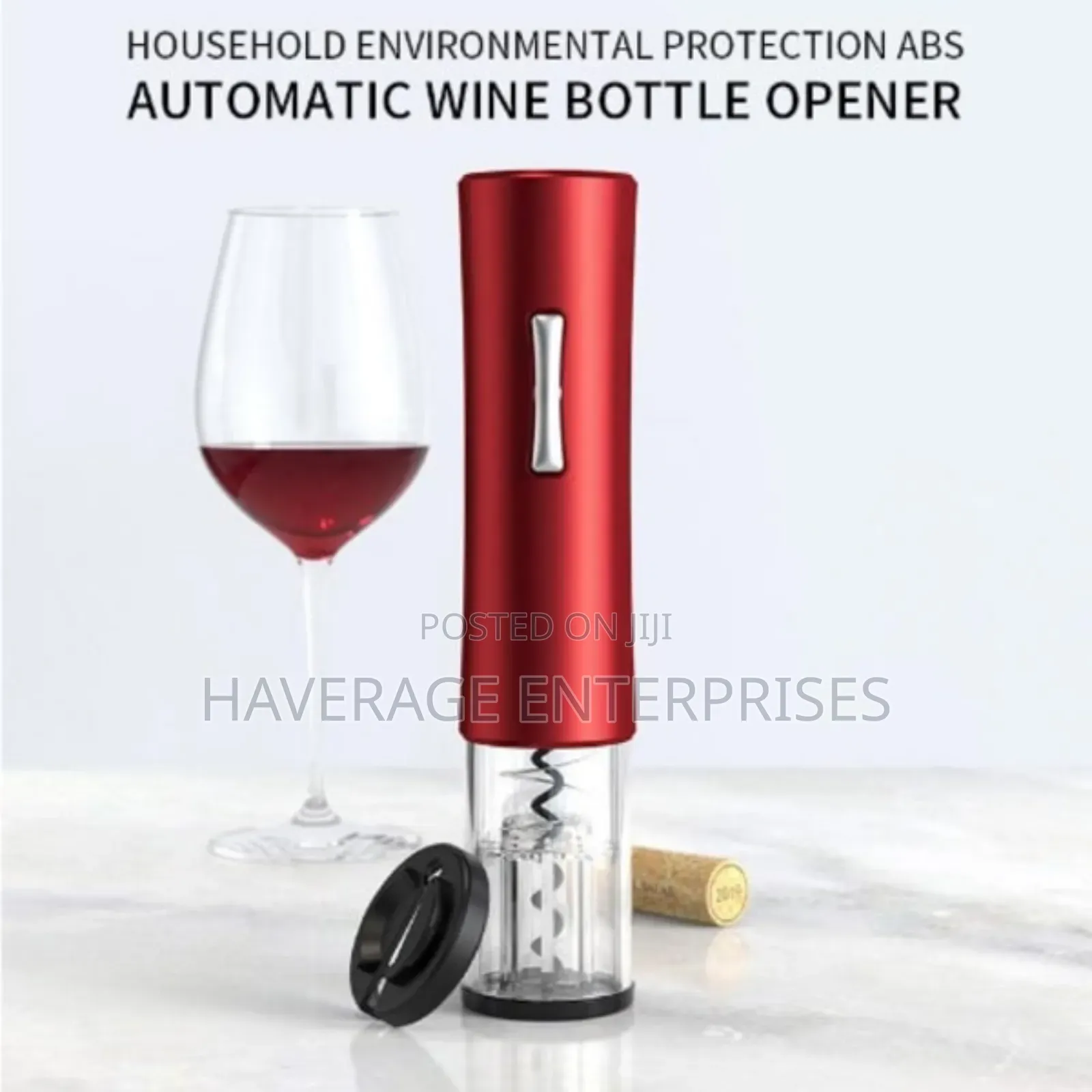 Electric Wine Bottle Opener Corkscrew Cork Remover