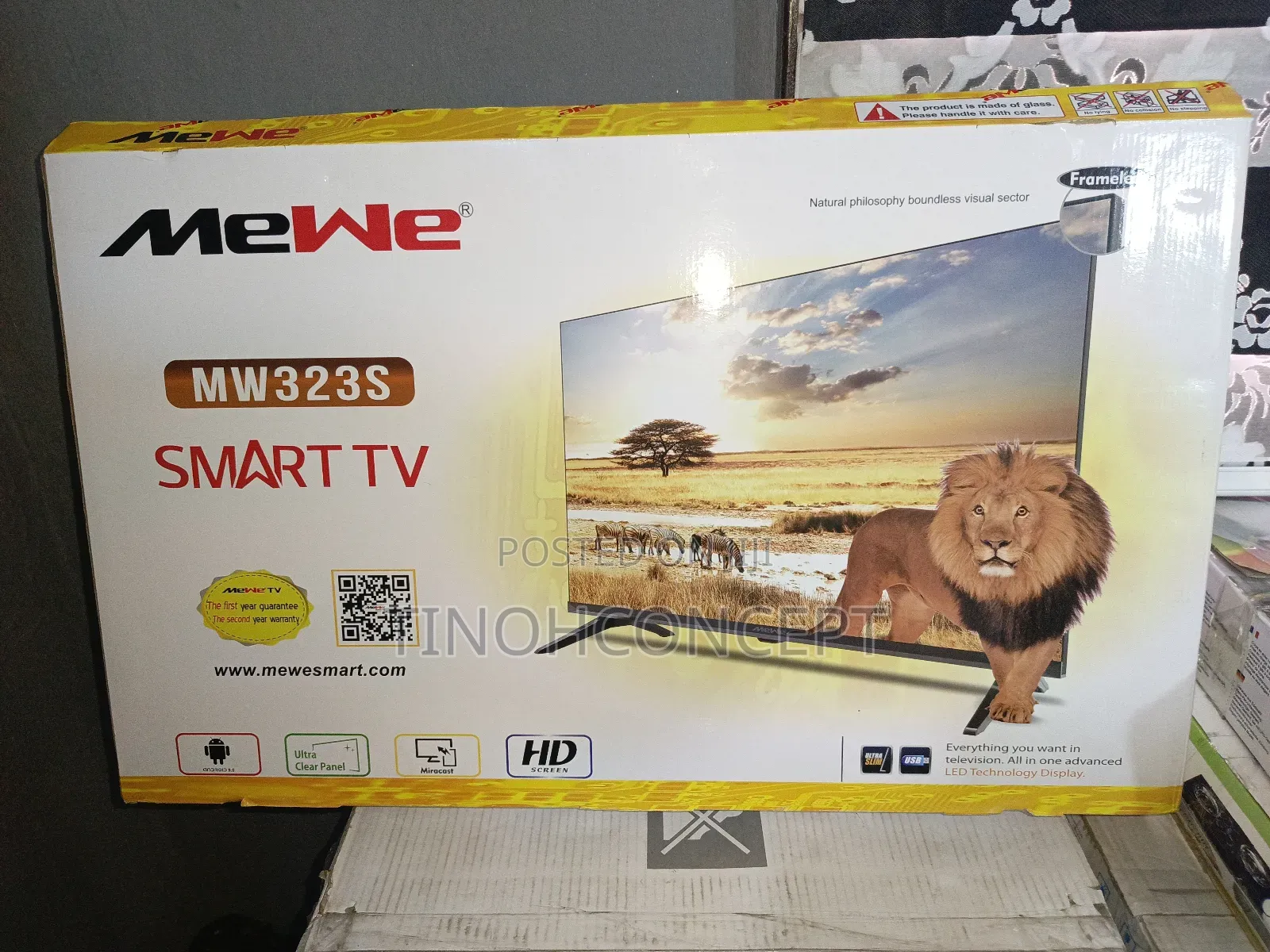 Mewe Smart Television 32 Inches With 2 Years Warranty