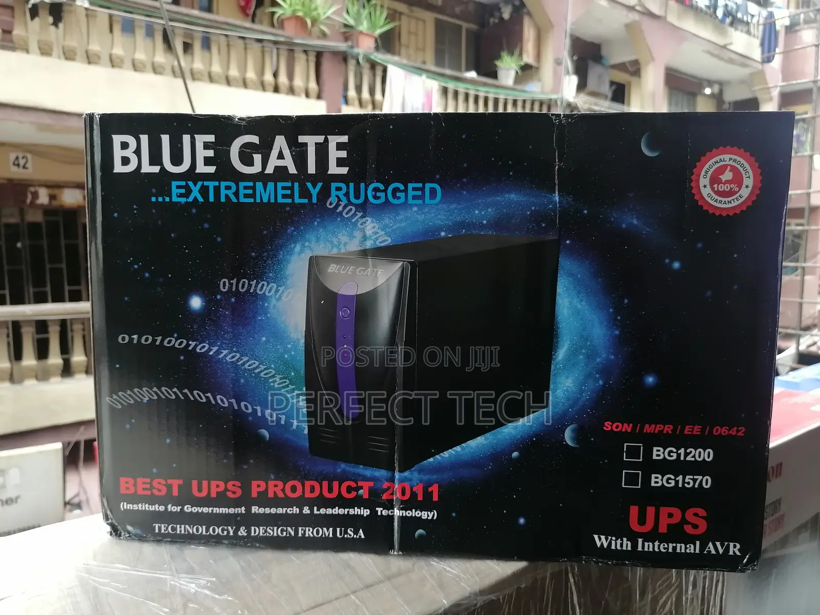 Blue Gate 1.2KVA UPS, Line Interactive - BG1200 (IRON BODY)