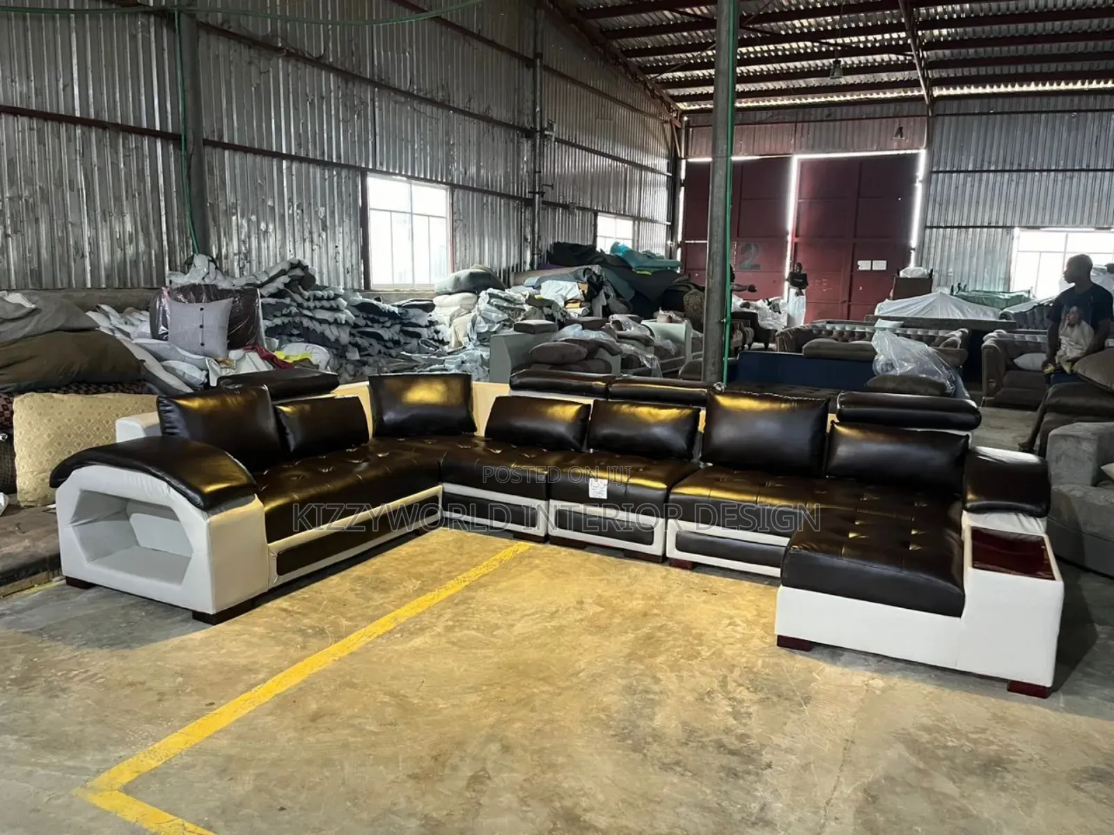 L Shape Sofa Chair.