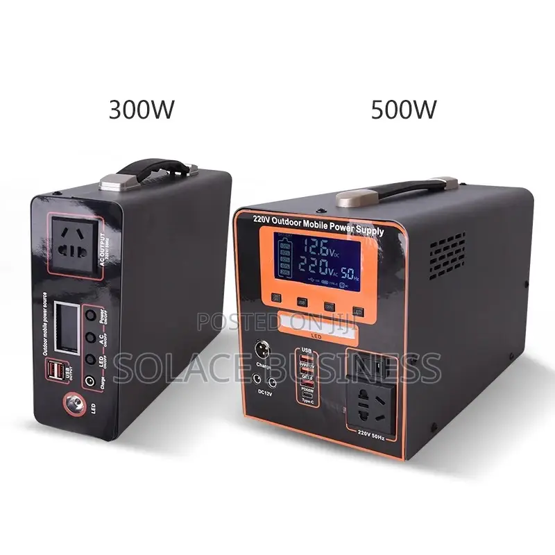 TOFEM Portable Power Station 500W, 512WH - Lifepo4 Battery
