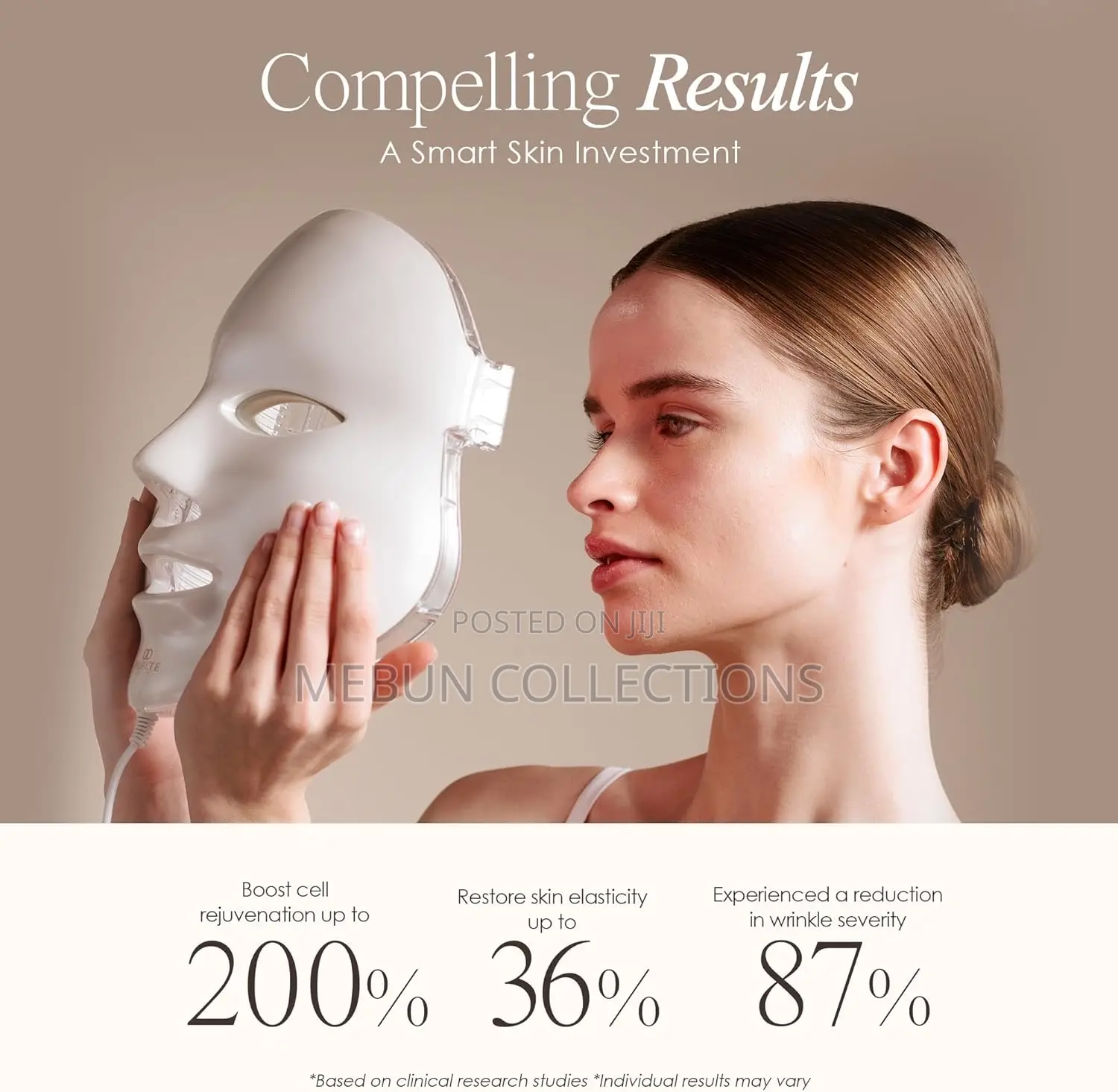 Light Facial Beauty Instrument/ Light Therapy Face Mask