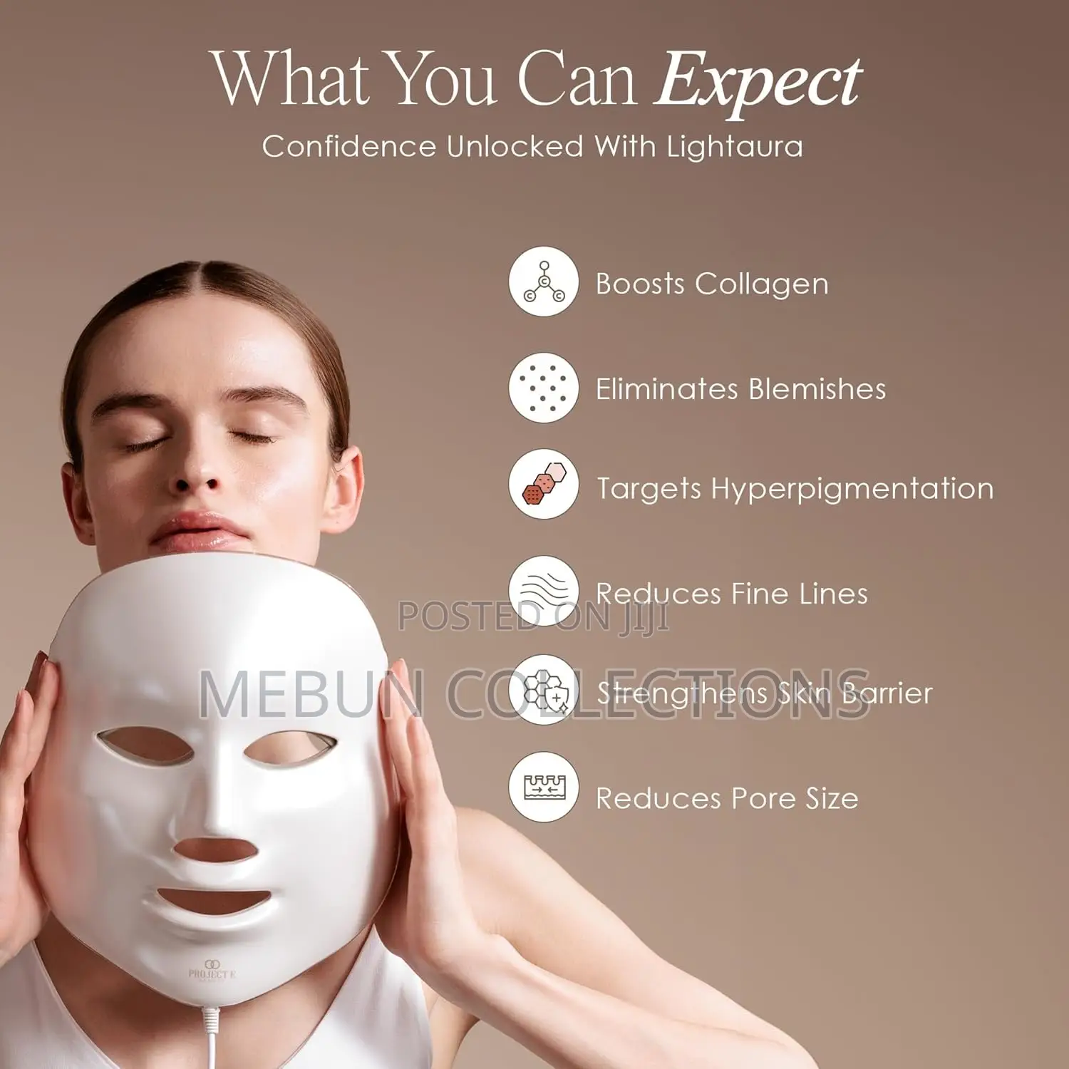 Light Facial Beauty Instrument/ Light Therapy Face Mask