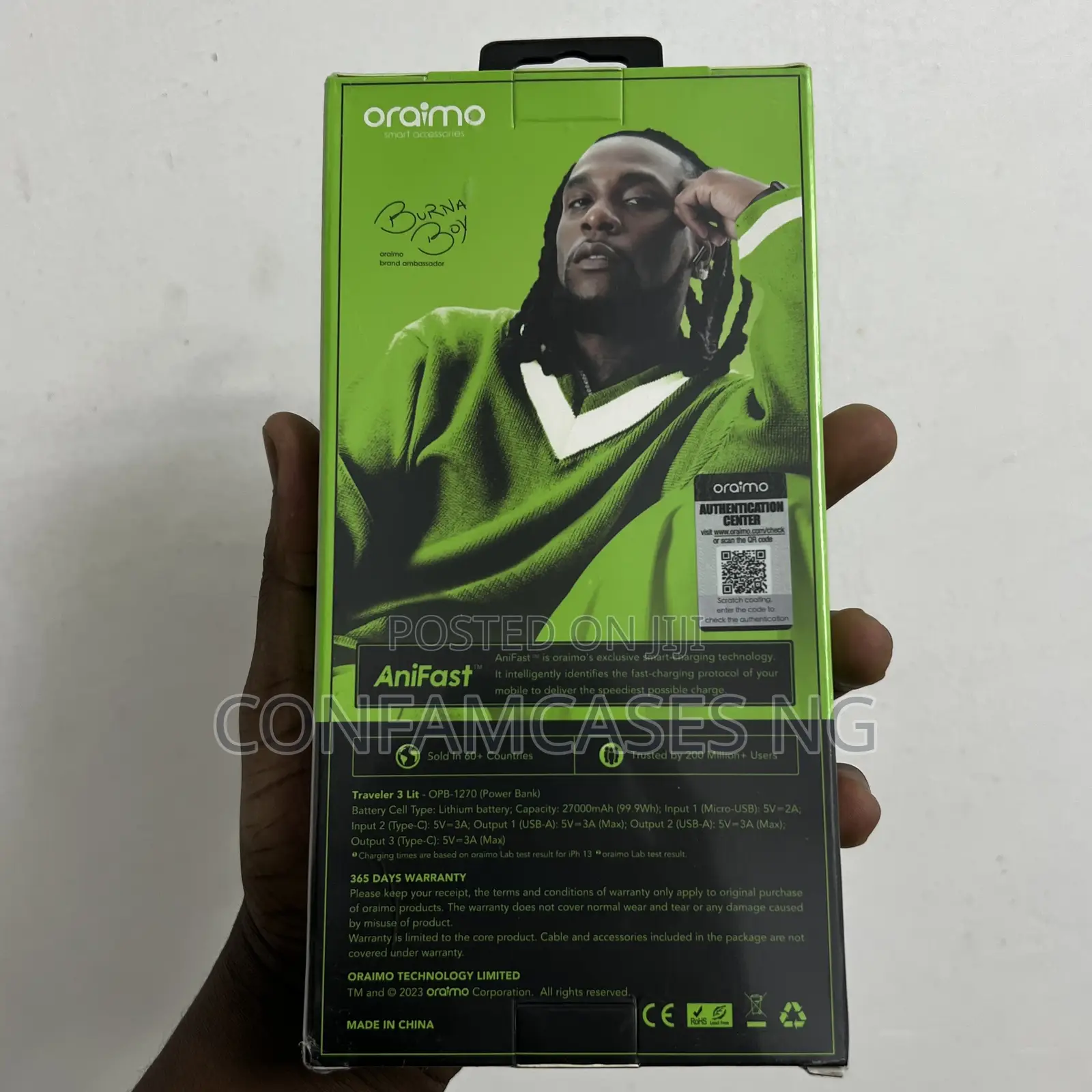 Oraimo 27000mah Fast Charging Power Bank