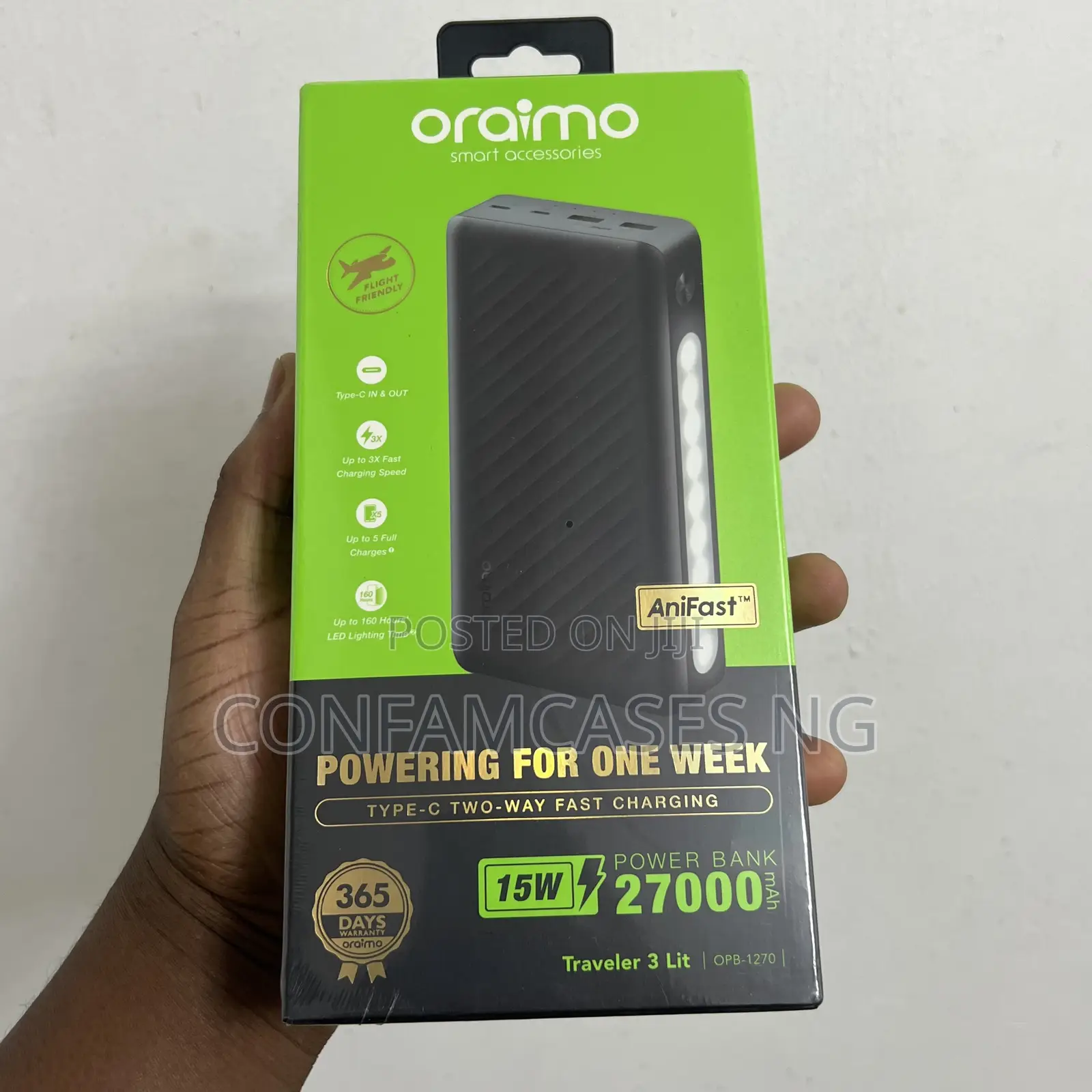Oraimo 27000mah Fast Charging Power Bank