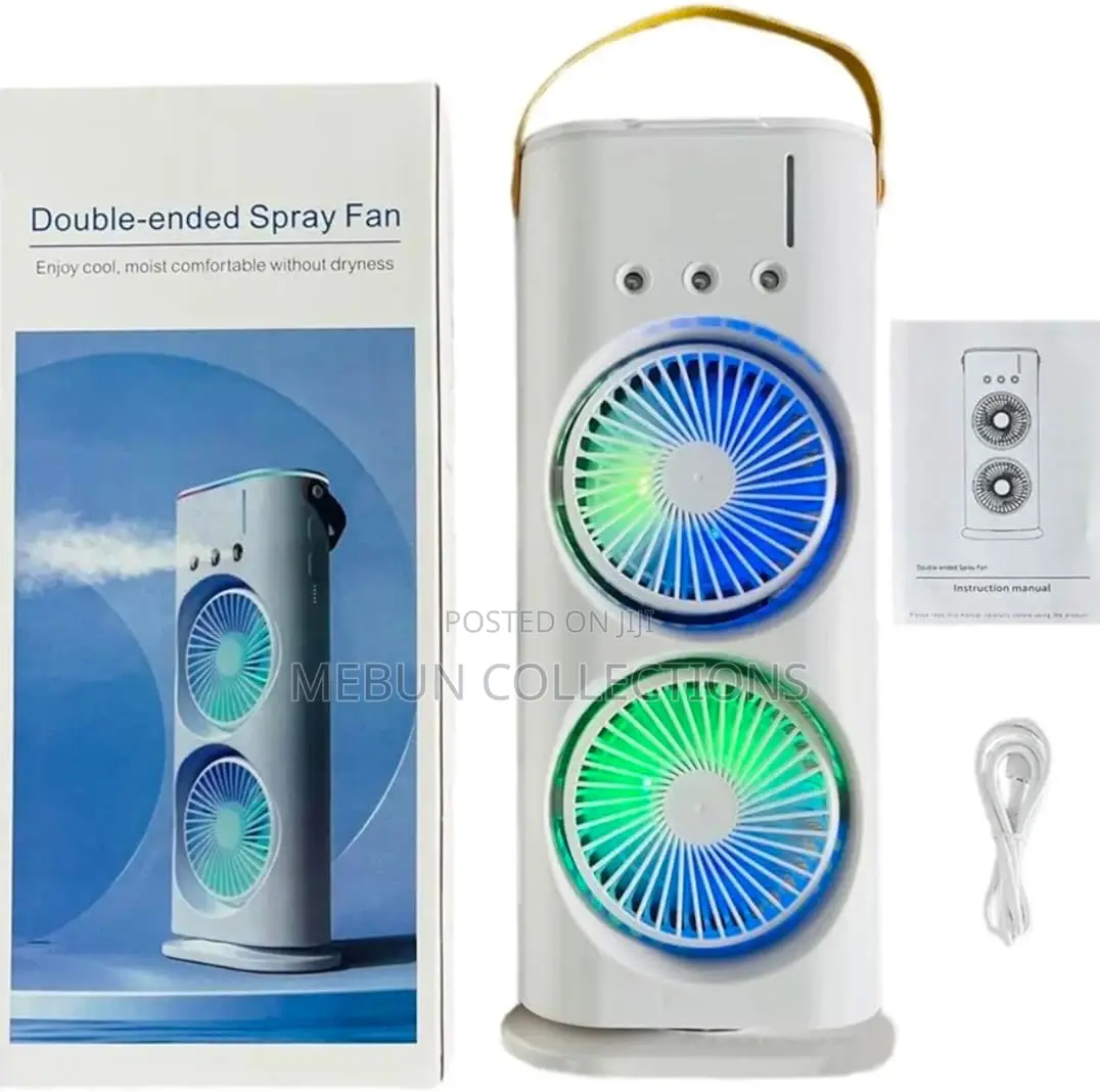 Rechargeable Double Headed Spray Fan