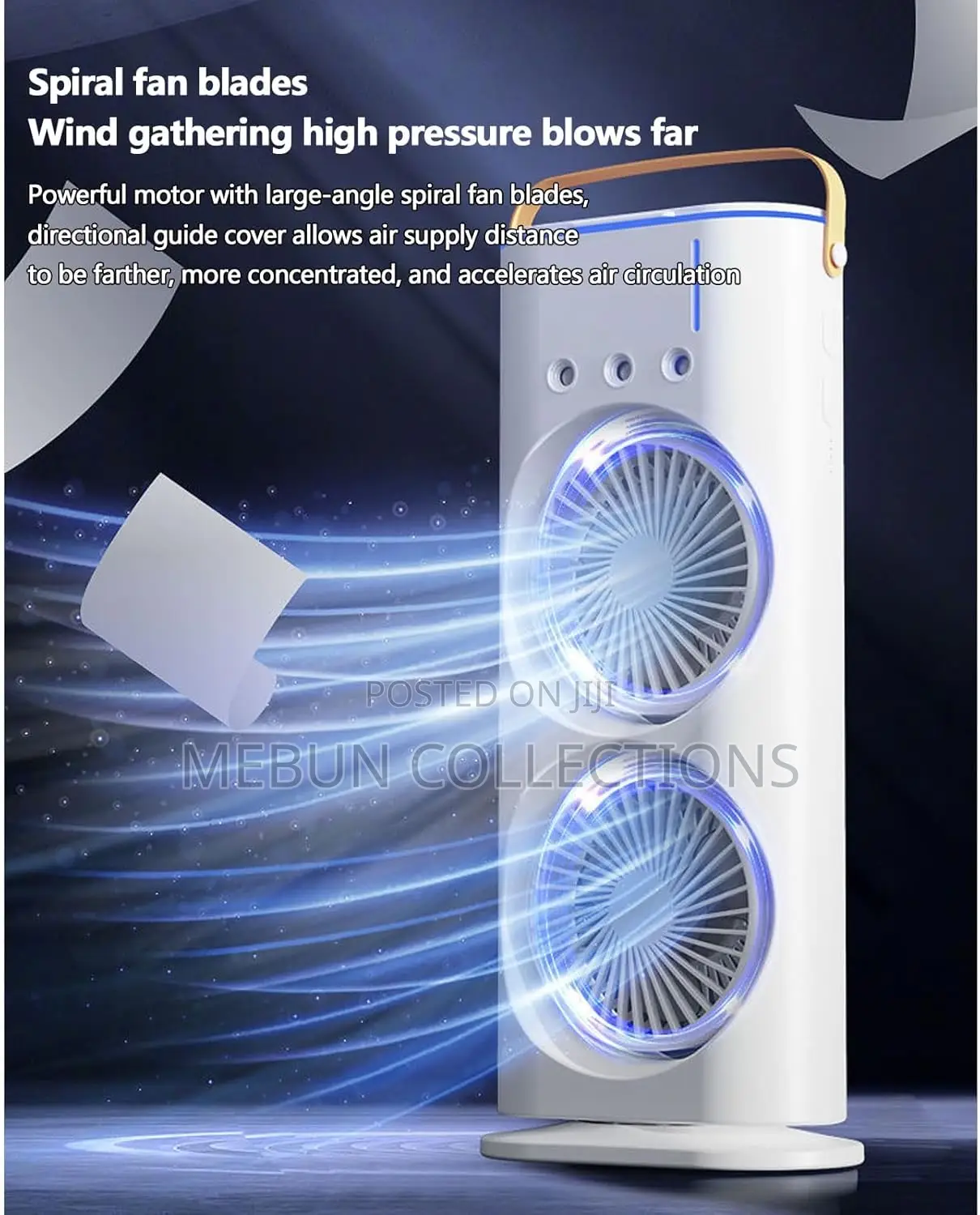 Rechargeable Double Headed Spray Fan