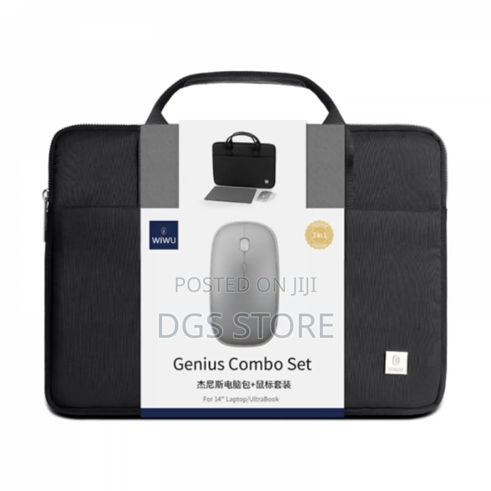 Wiwu Genius Combo Set With Mouse for 14" Laptop/Ultrabook