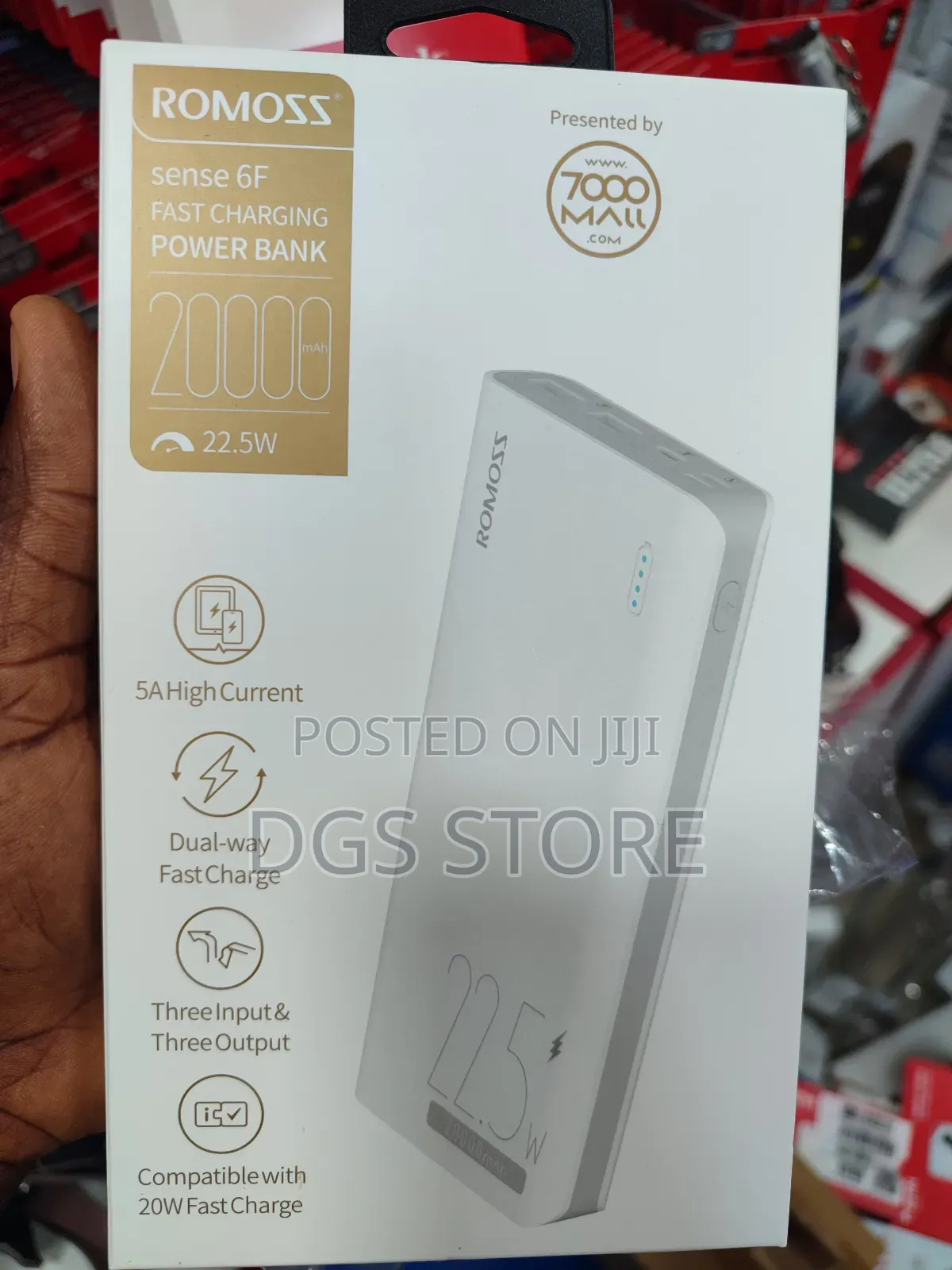 Romoss Sense 6F 22.5w 20,000mah Power Bank