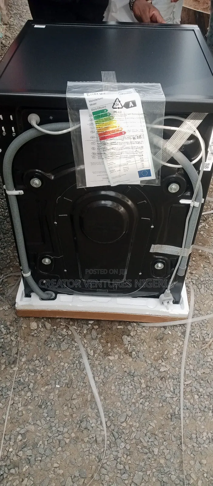 Hisence Inverter Wash and Dry, Front Loader 8/5 Kg, Smart .