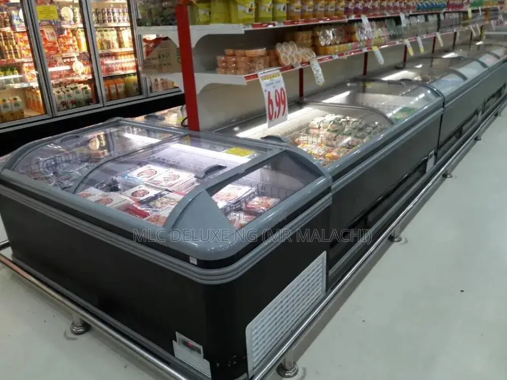 (7ft) Island Freezer/Supermarket Industrial Display Freezer
