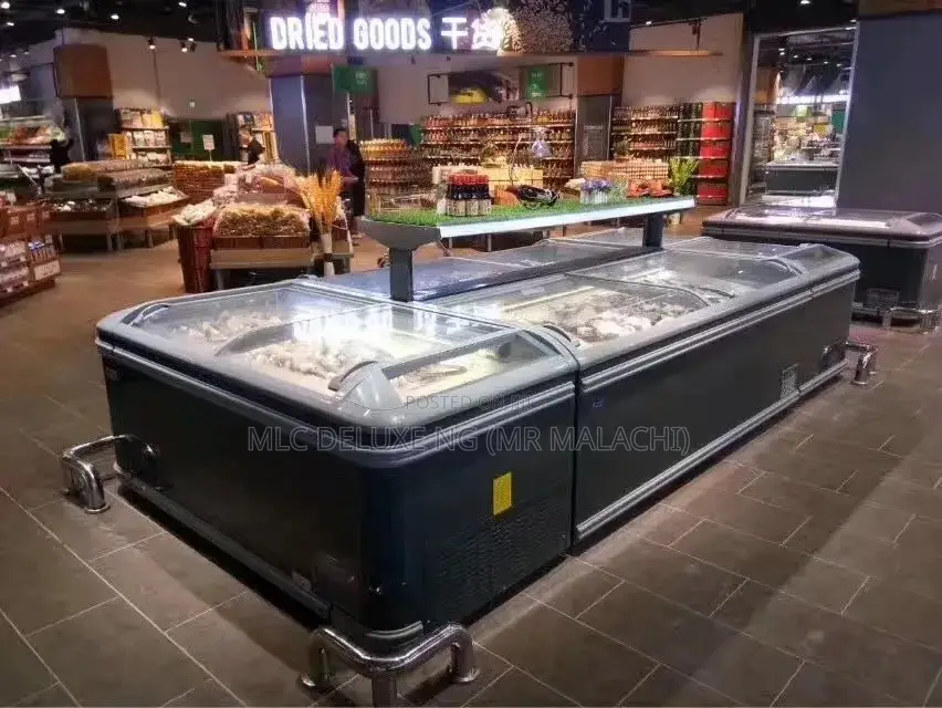 (7ft) Island Freezer/Supermarket Industrial Display Freezer