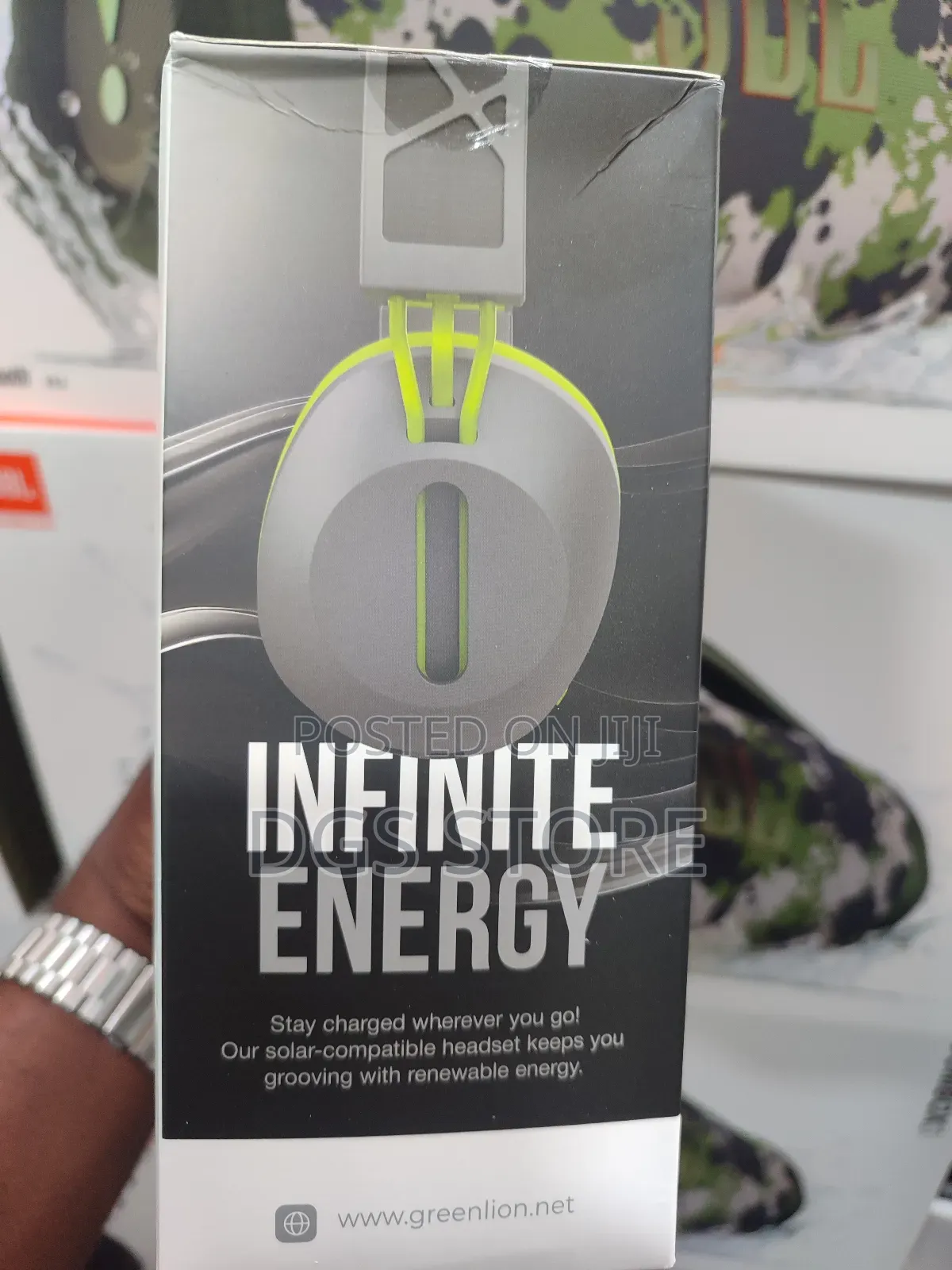 Green Lion Solar Echo Infinite ANC Bluetooth Headphone