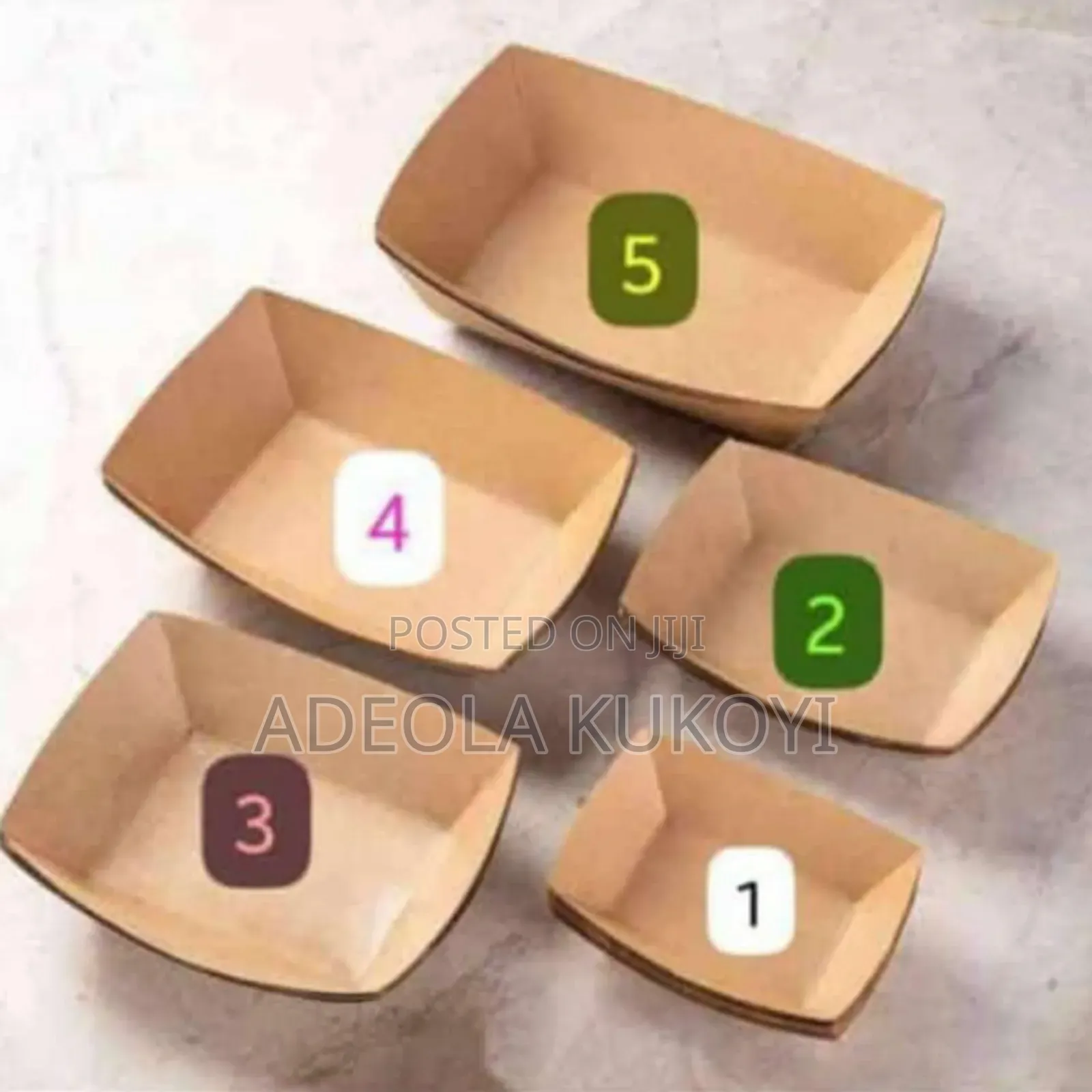 20 Packs Boat Paper Tray