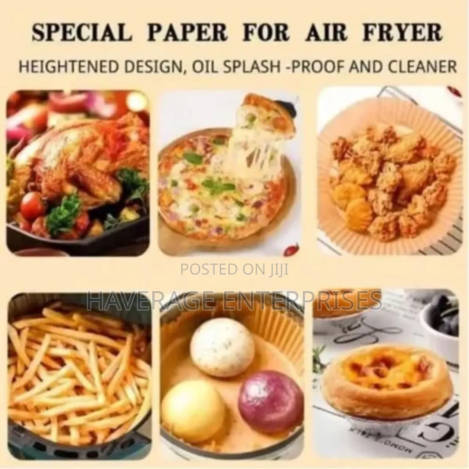 Disposable Air Fryer Parchment - 200 Pces