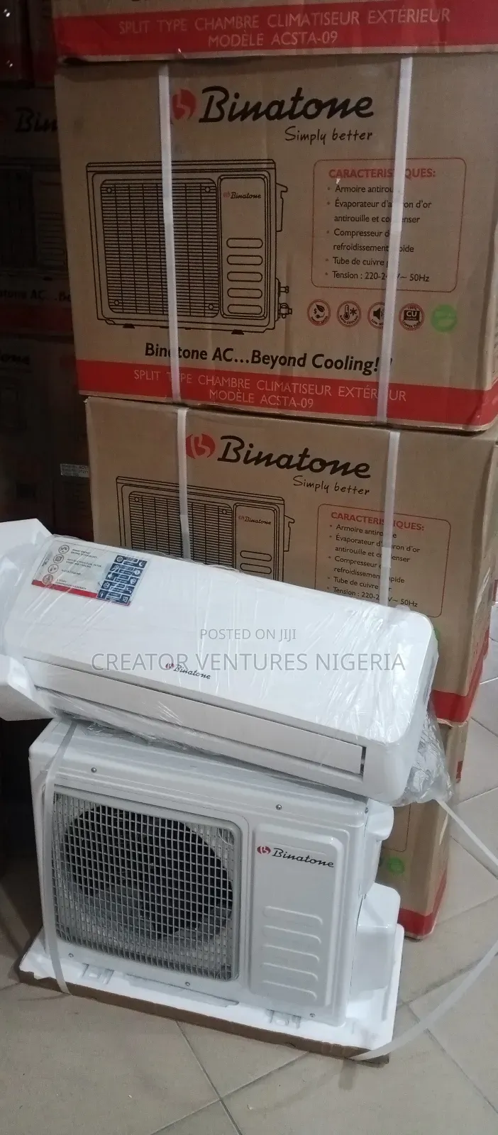 Binatone Split Unit Ac Low Voltage Fully Copper Fast Cooling