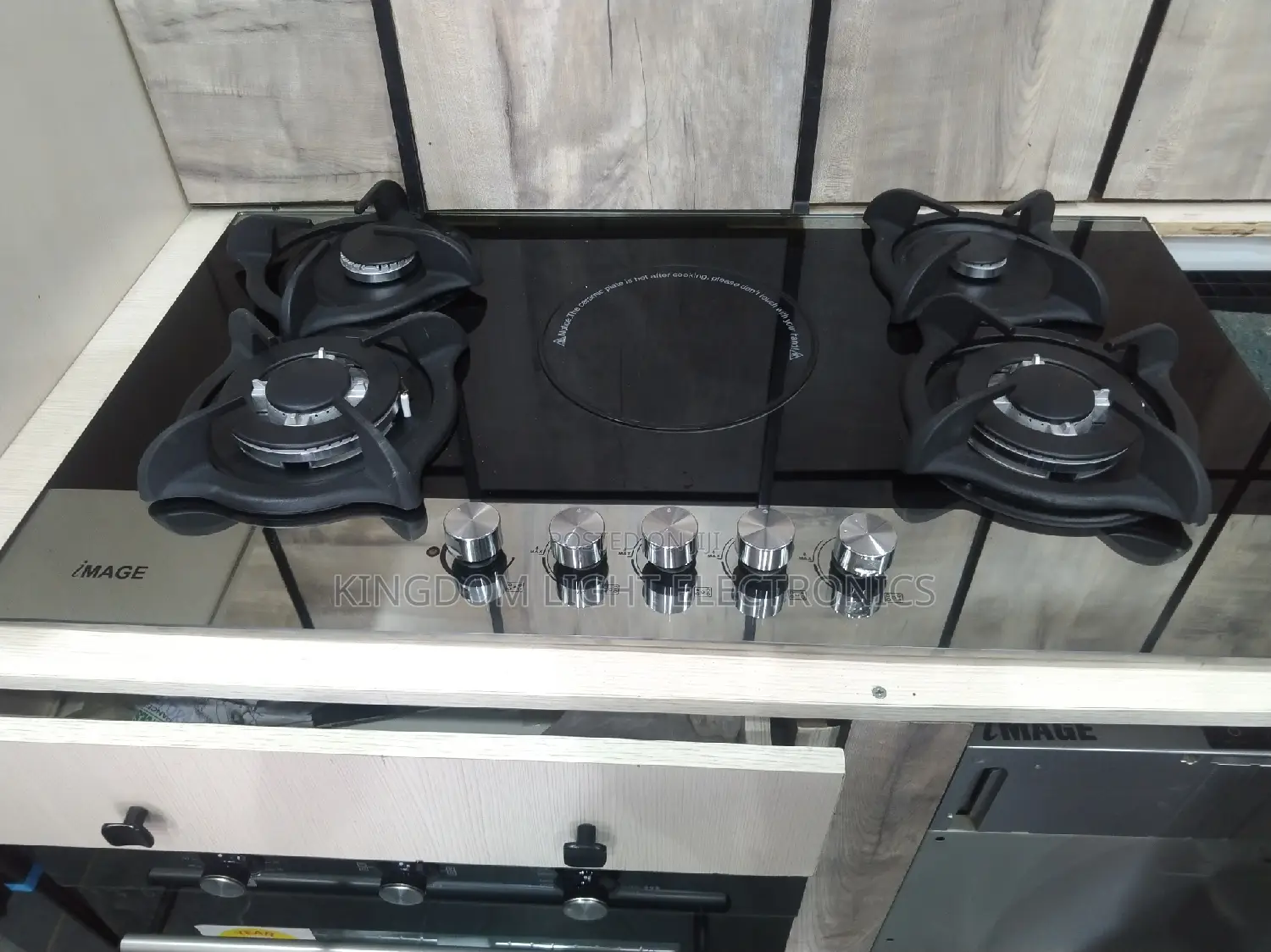 New Image 60x90cm Inbuilt Gas Cooker 4 + 1 Use