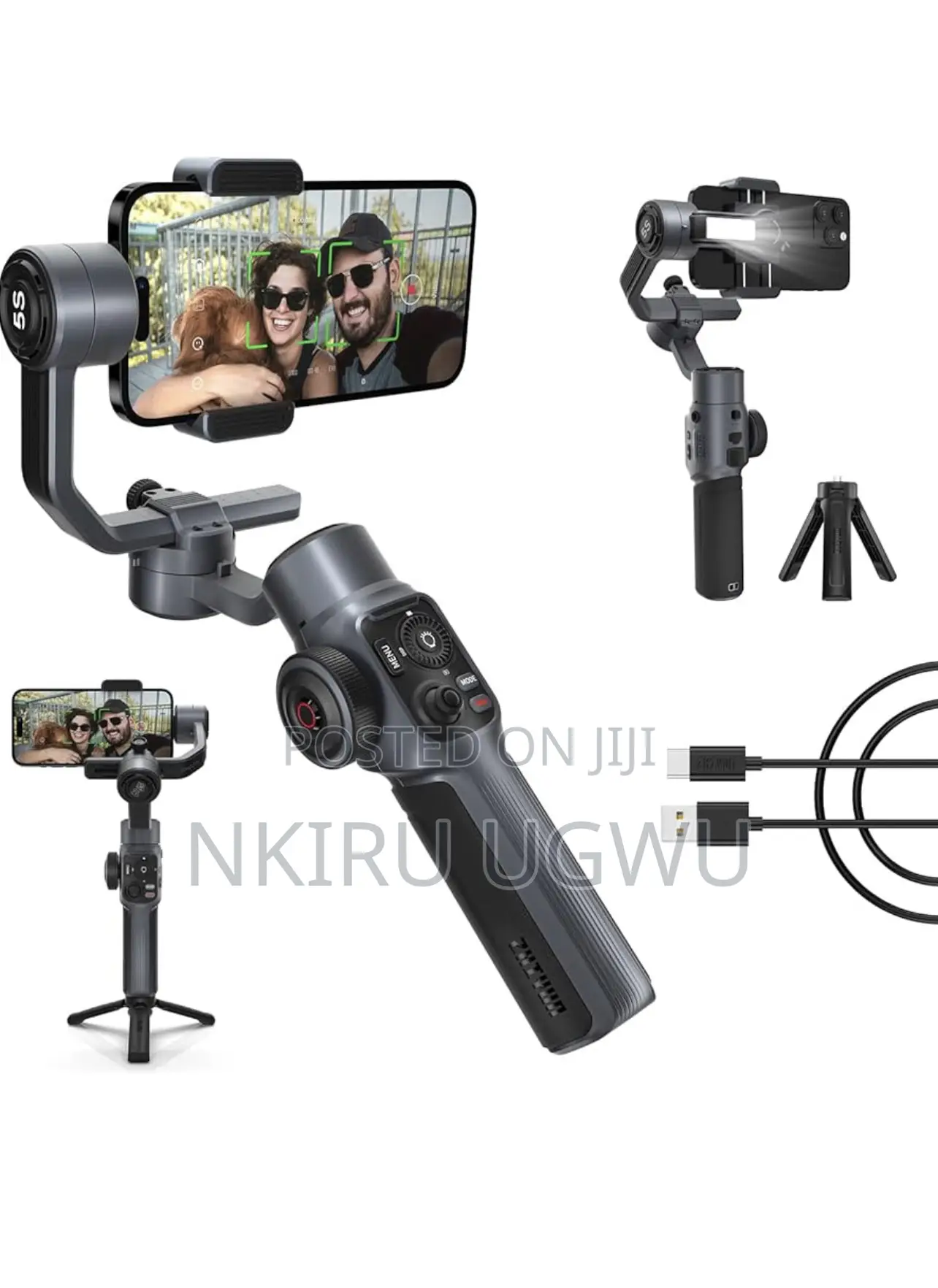 Zhiyun Smooth 5S Phone Gimbal, 3-Axis Smartphone Stabilizer