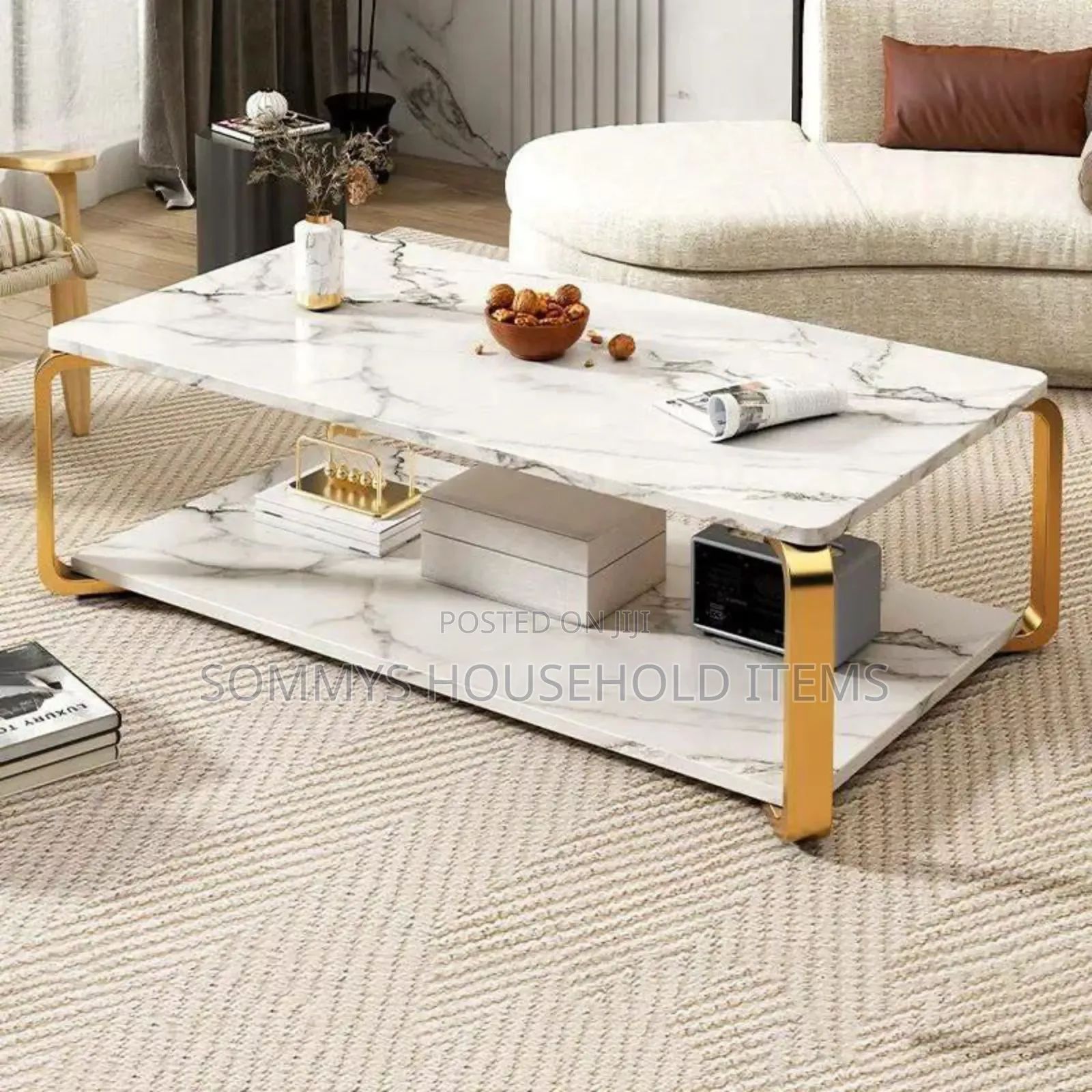 Nordic Faux Wooden Center Table