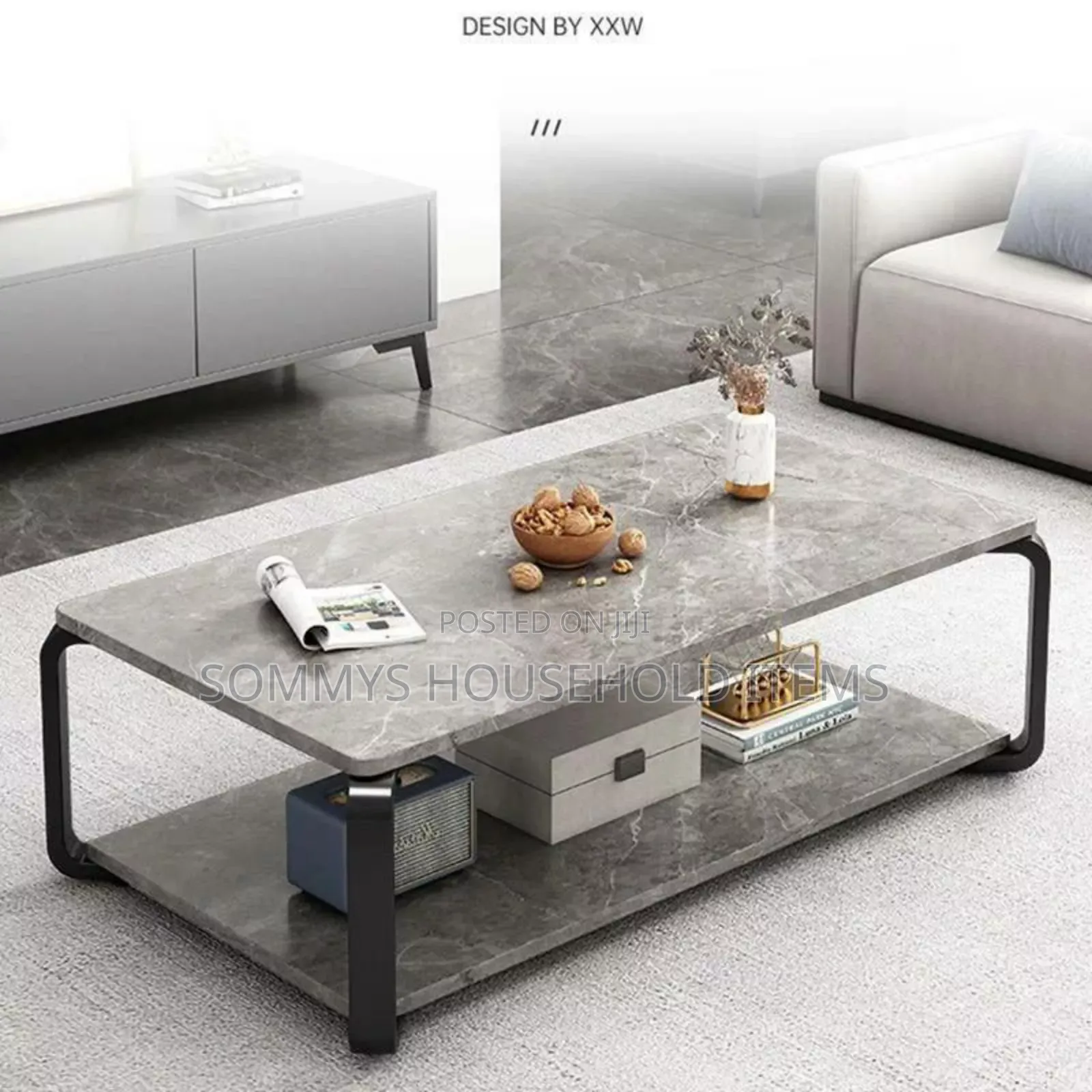 Nordic Faux Wooden Center Table
