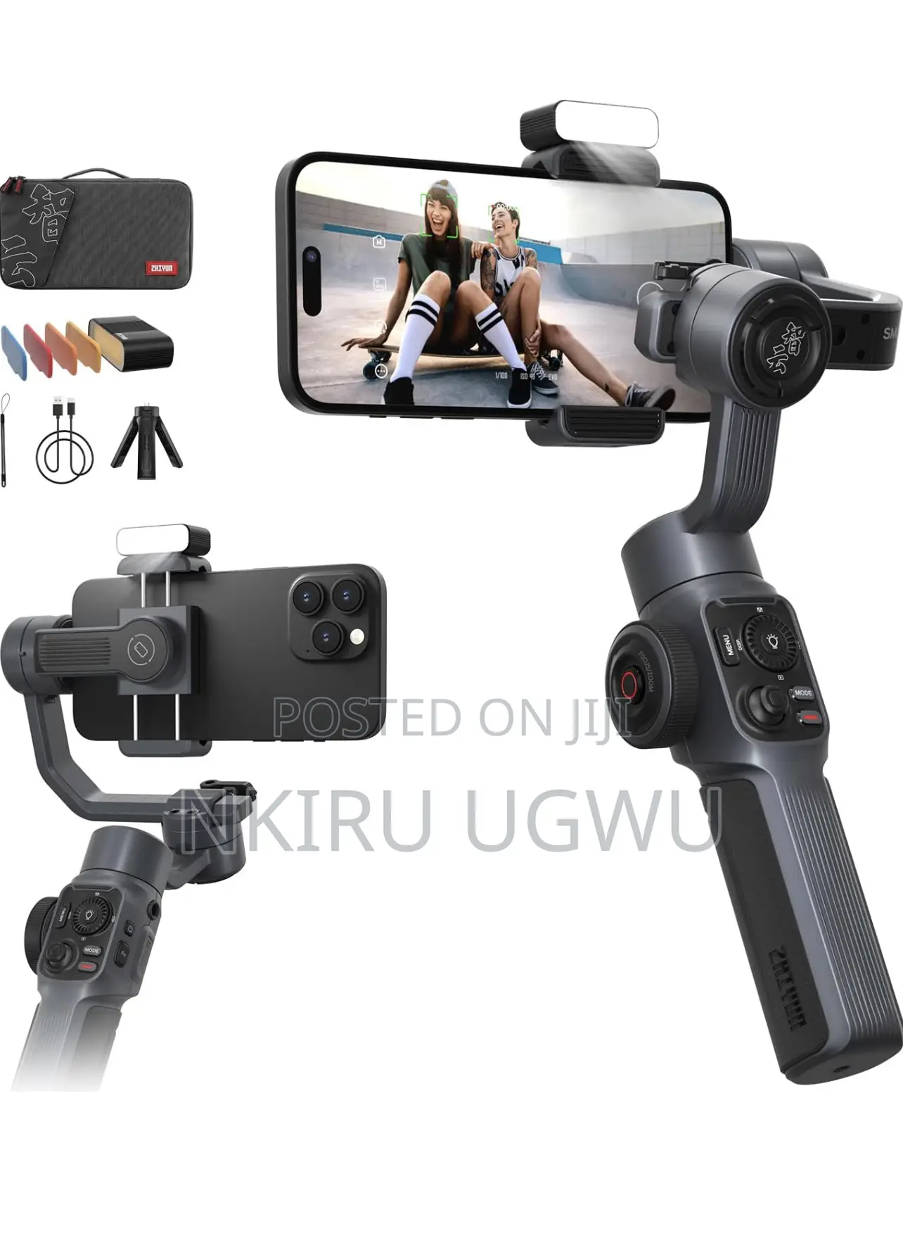 Zhiyun Smooth 5 Combo Phone Gimbal, 3-Axis Handheld Gimbal