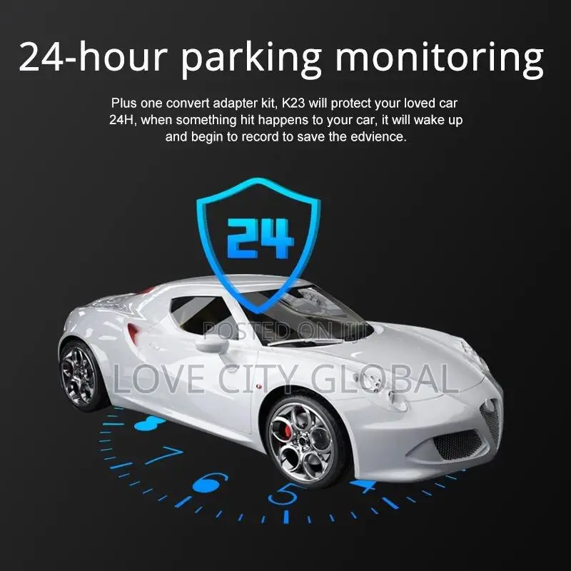10" Dual Lens Dashcam IPS Touchscreen Night Vision Wifi