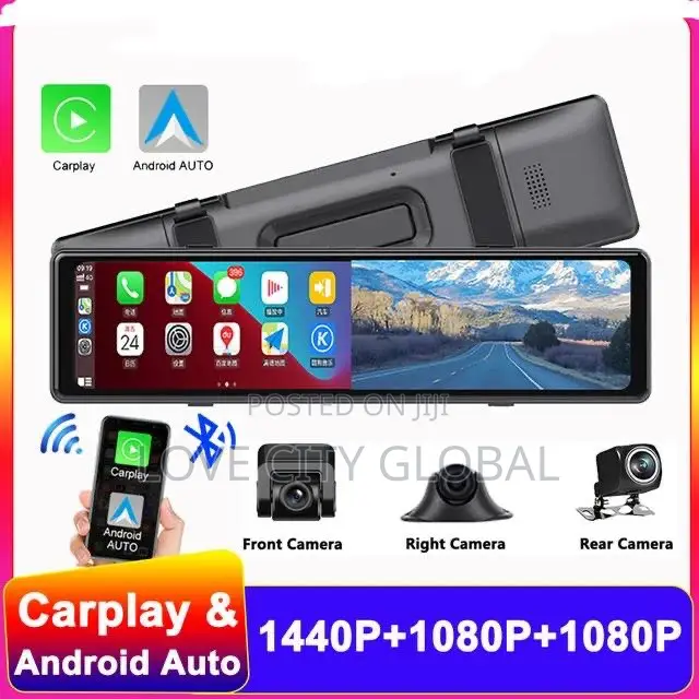 10" Dual Lens Dashcam IPS Touchscreen Night Vision Wifi