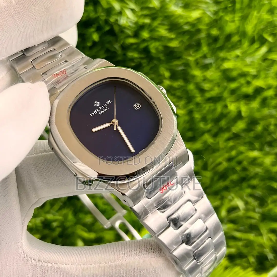 Original Patek Philippe Geneve Silver Chain Watch in Store
