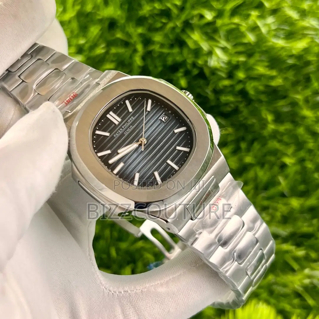 Original Patek Philippe Geneve Silver Chain Watch in Store
