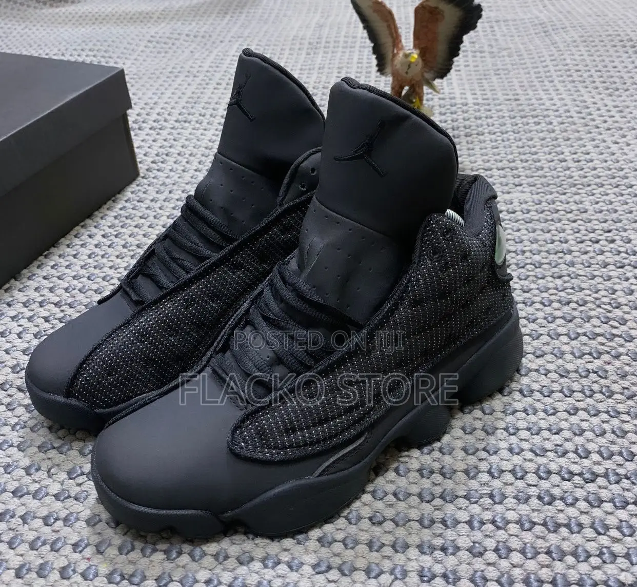 Original Air Jordan 13 Black Sneakers