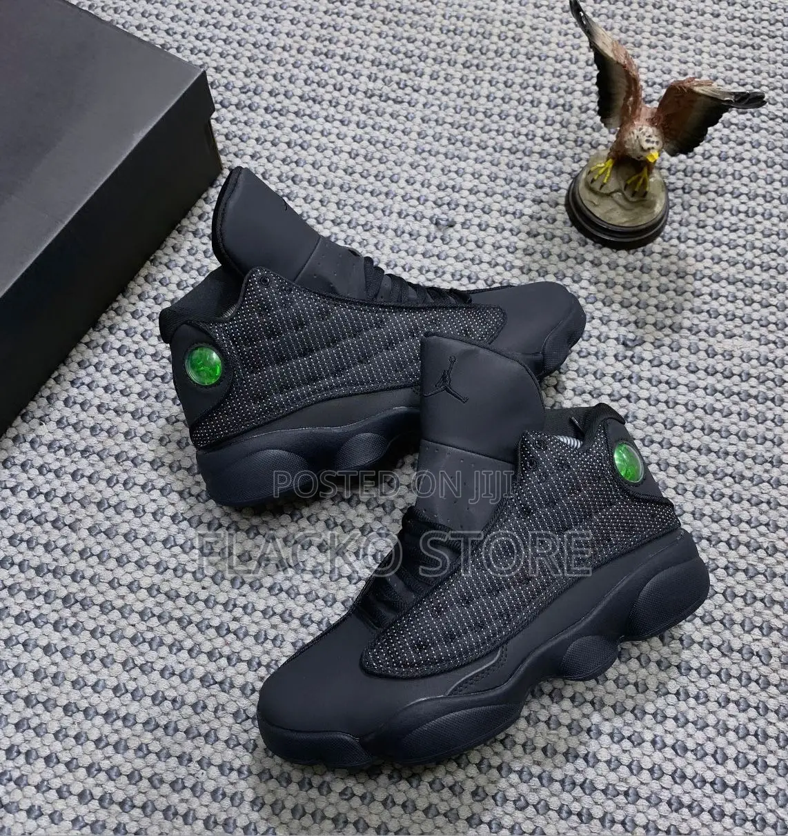 Original Air Jordan 13 Black Sneakers
