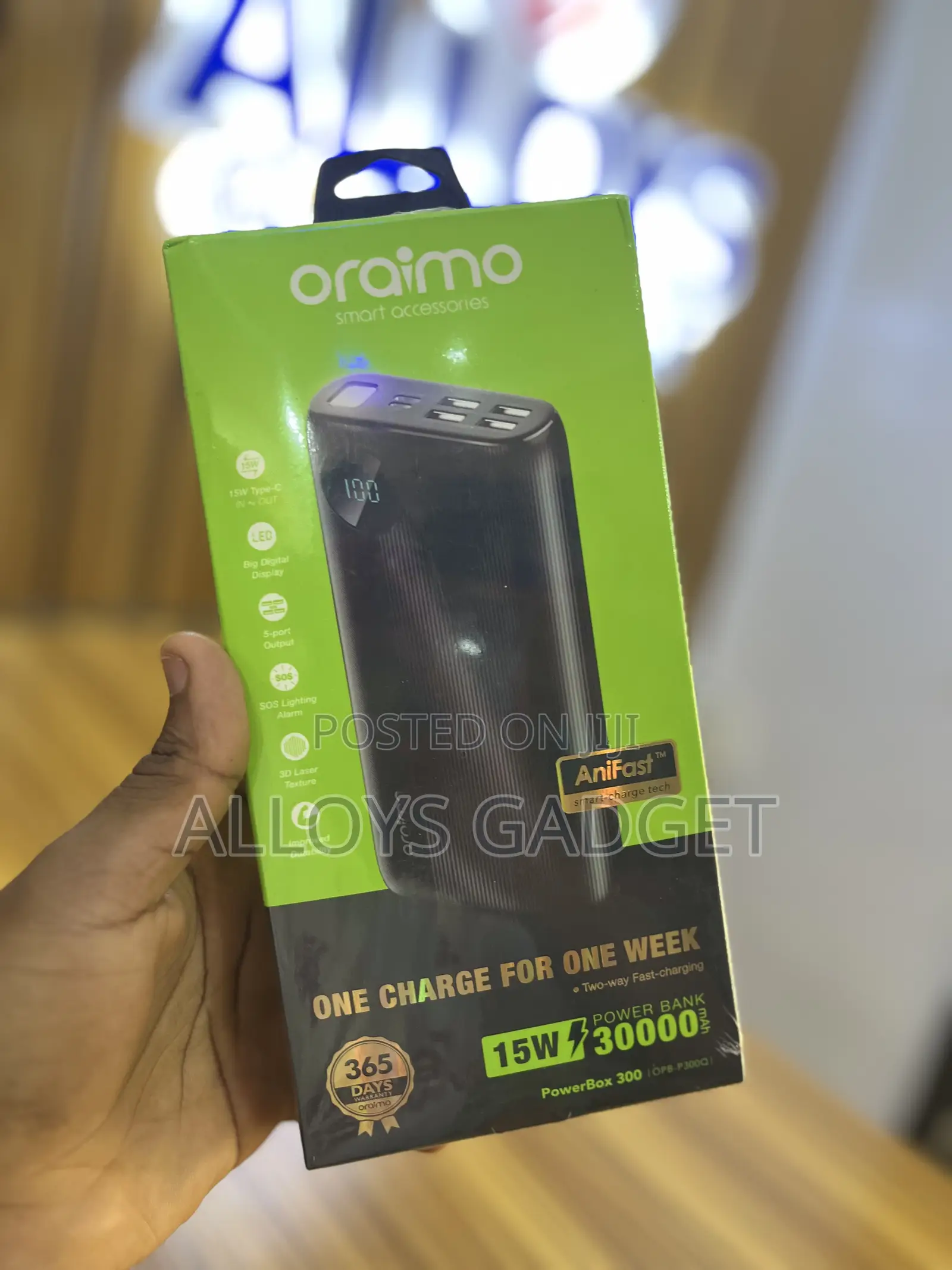 30000 Mah Oraimo Power Bank