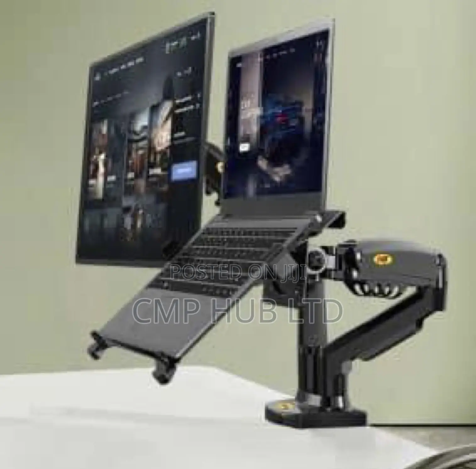 Dual Monitor Swivel Desk Mount for 22”-32” Screens (G32)