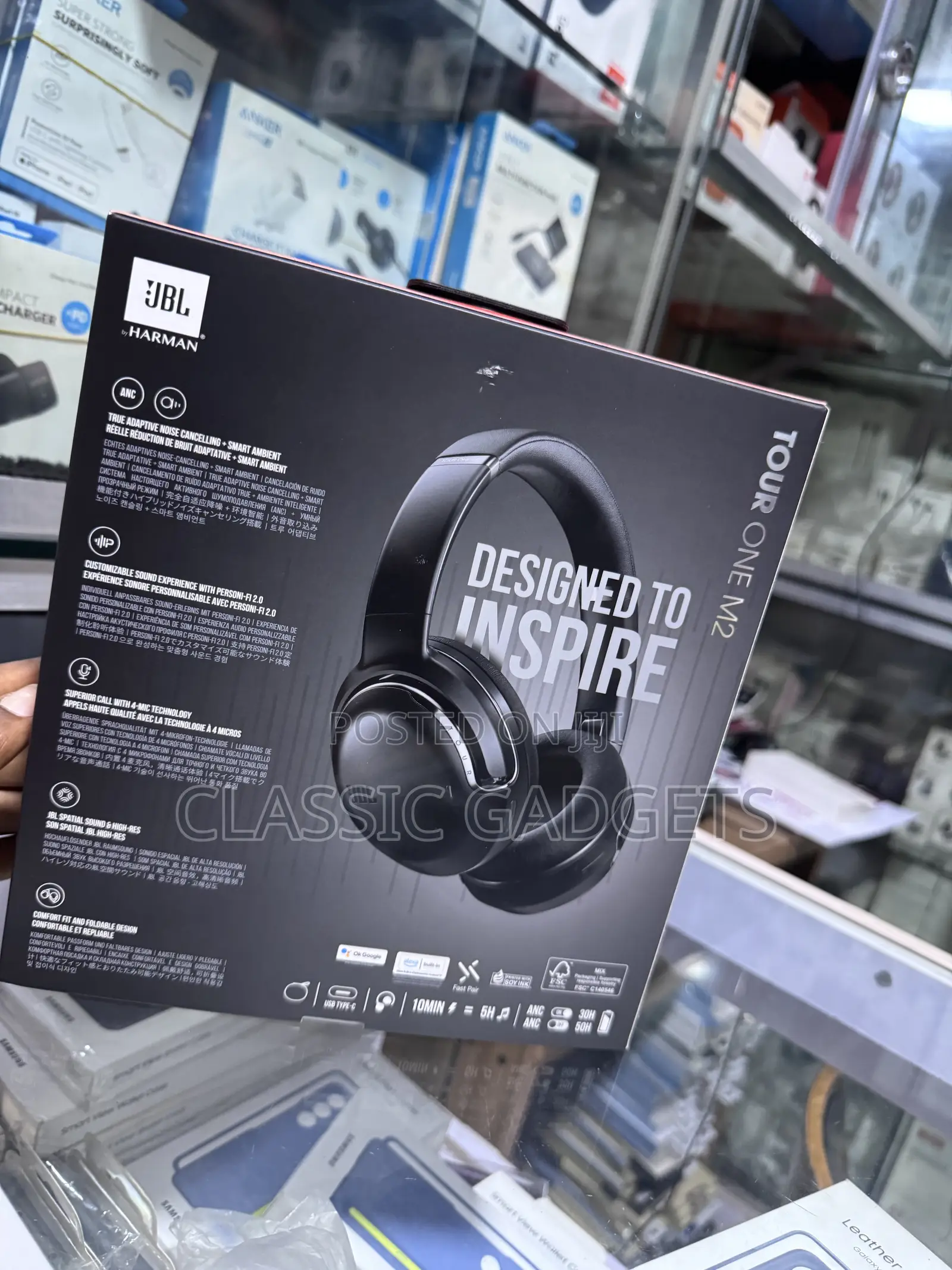 JBL Tour One M2 Headphone -True Adaptive Noise Cancellation