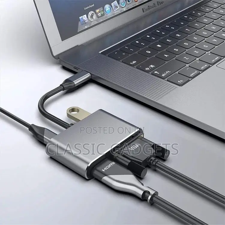 4 in 1 Type C to Hub 87W Fast Charger for Macbook