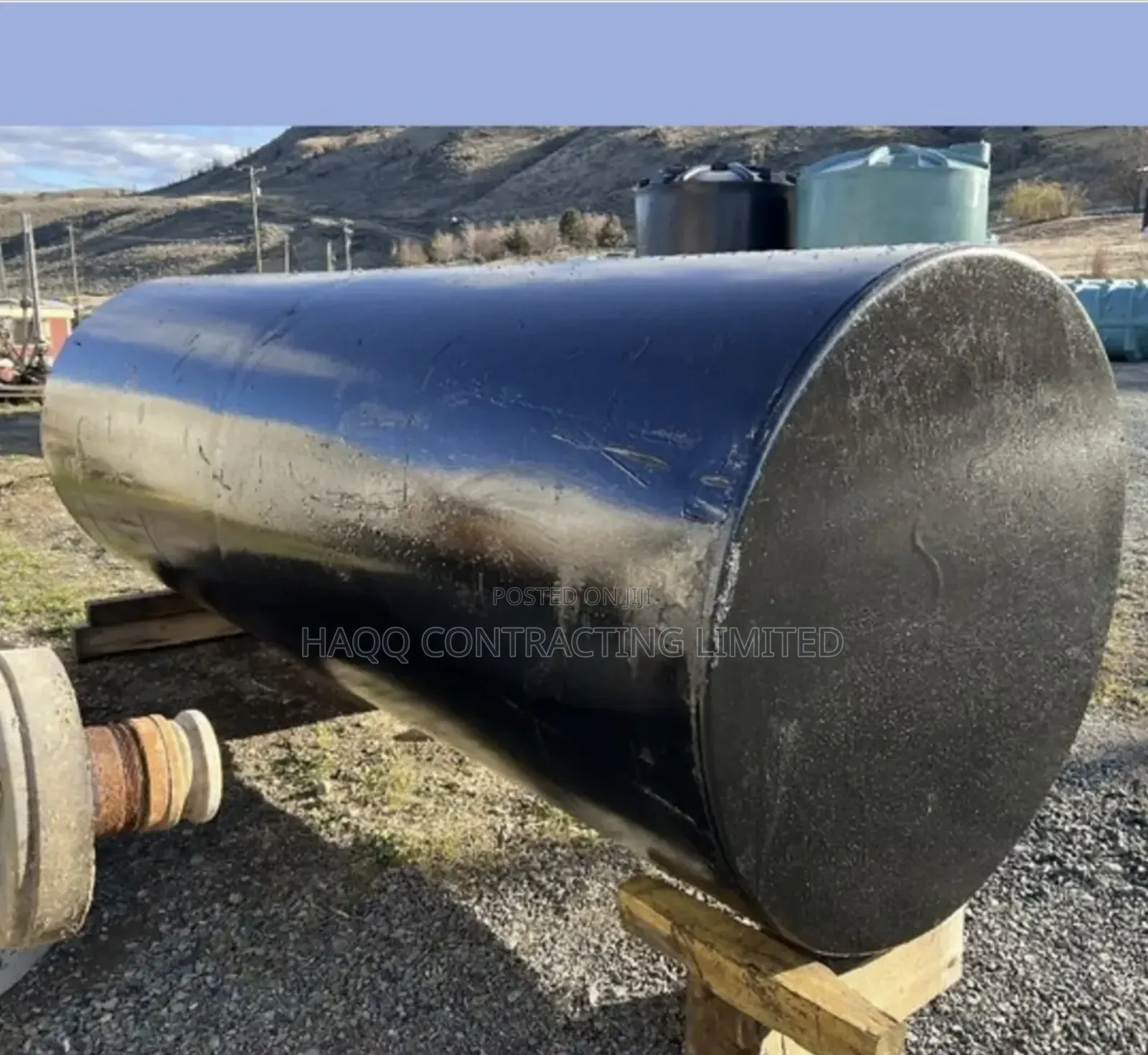 60,000 Litres Diesel Tank Construction, 6mm Thickness Plate
