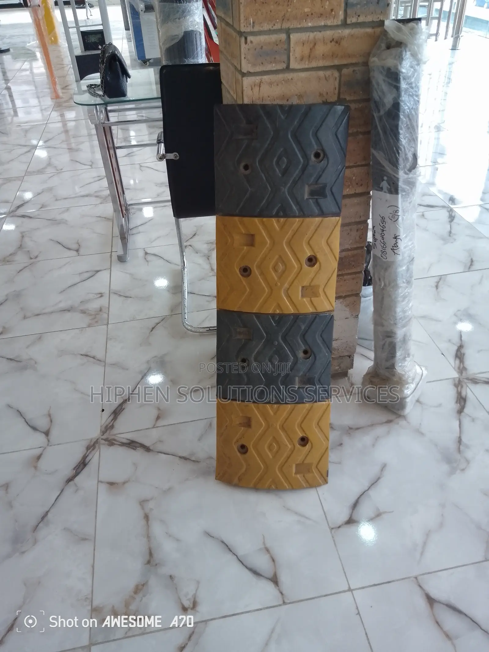 50mm Rubber Road Speed Bump Humper Per Metre