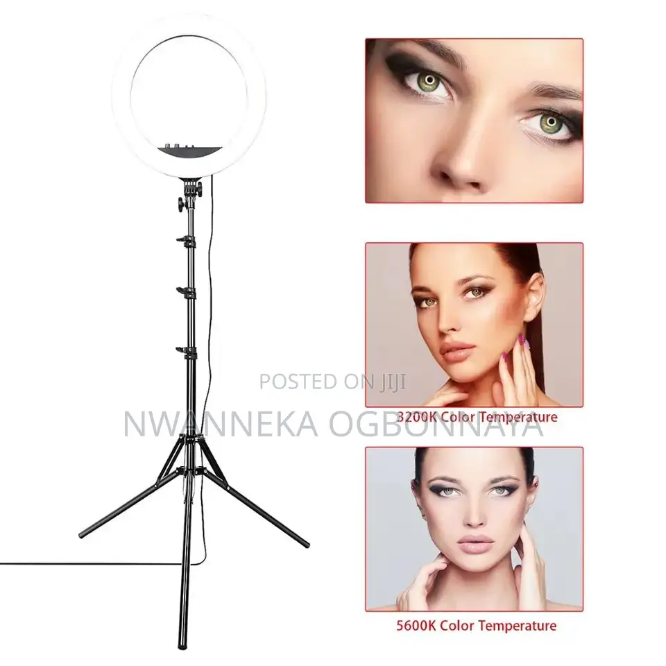 18 Inch 55W Photographic Lighting Led Ring Light