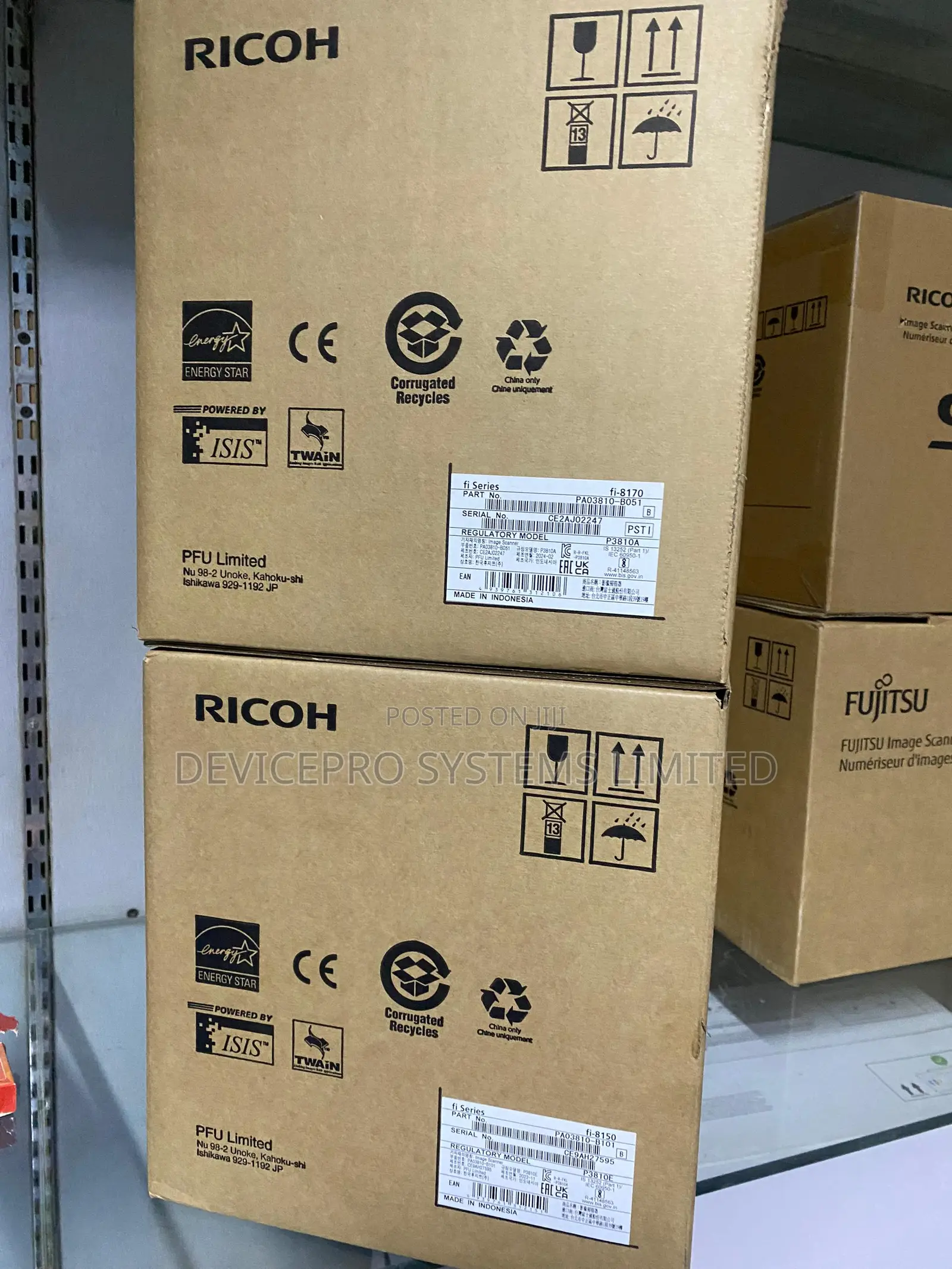 Fujitsu Ricoh Fi-8170 Scanner