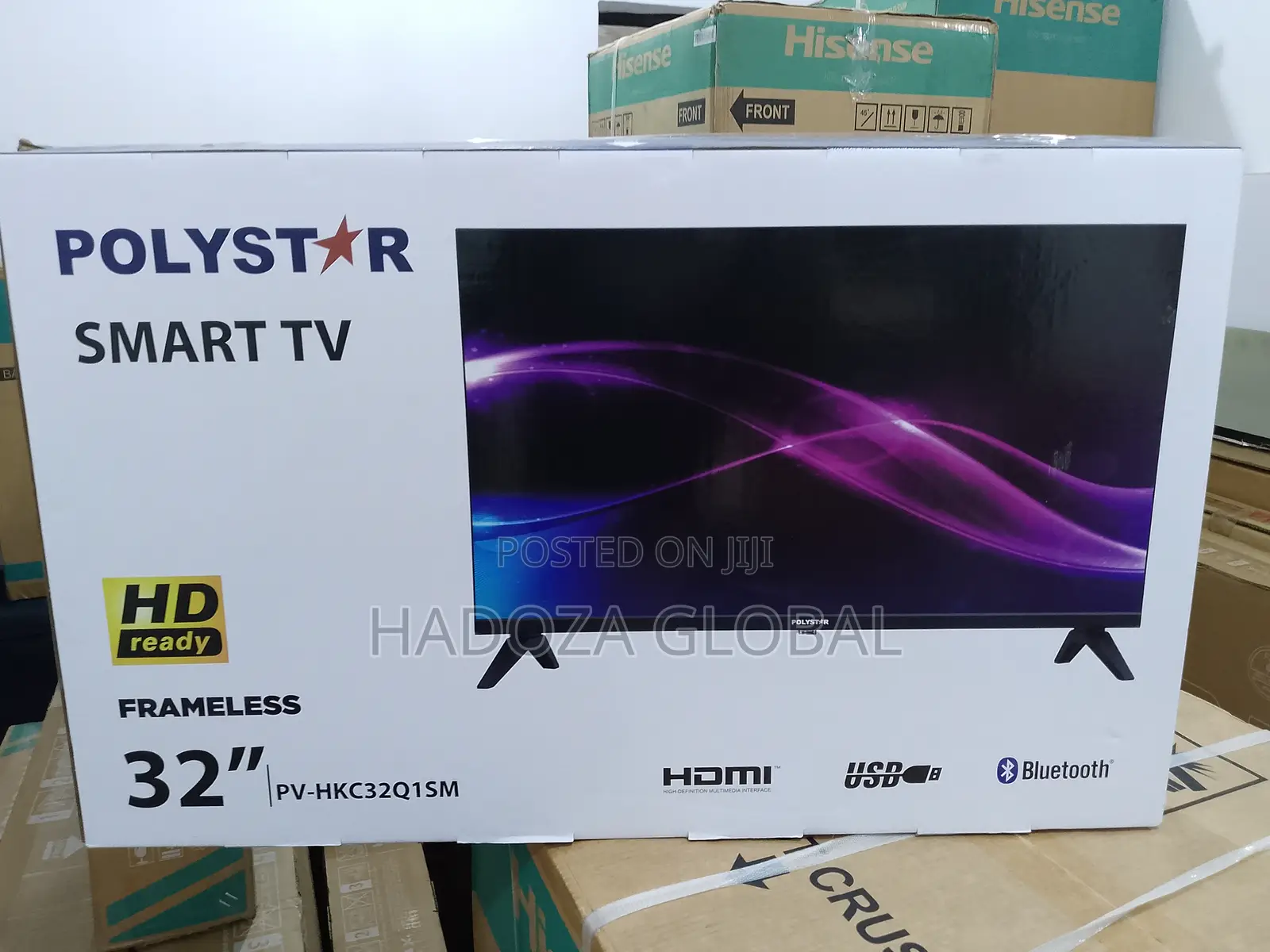 Premium 32" Polystar Smart Tv -Brand New Pv-Hkkc32q1sm