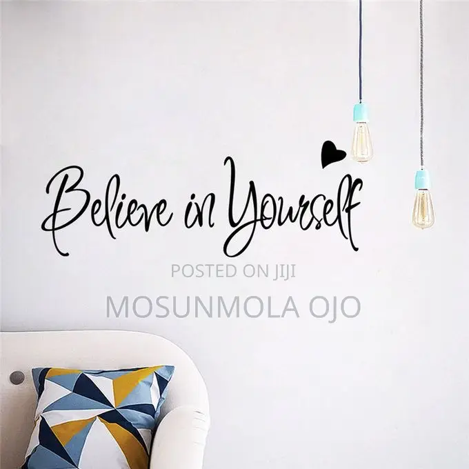 Wall Stickers Believe in Yourself Home Wall Decor
