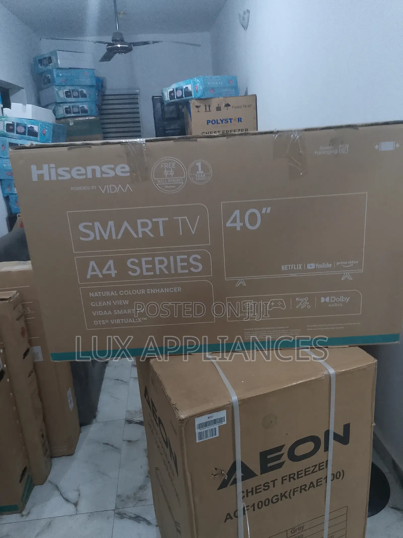 The Brand New Hisense 40inches Tv