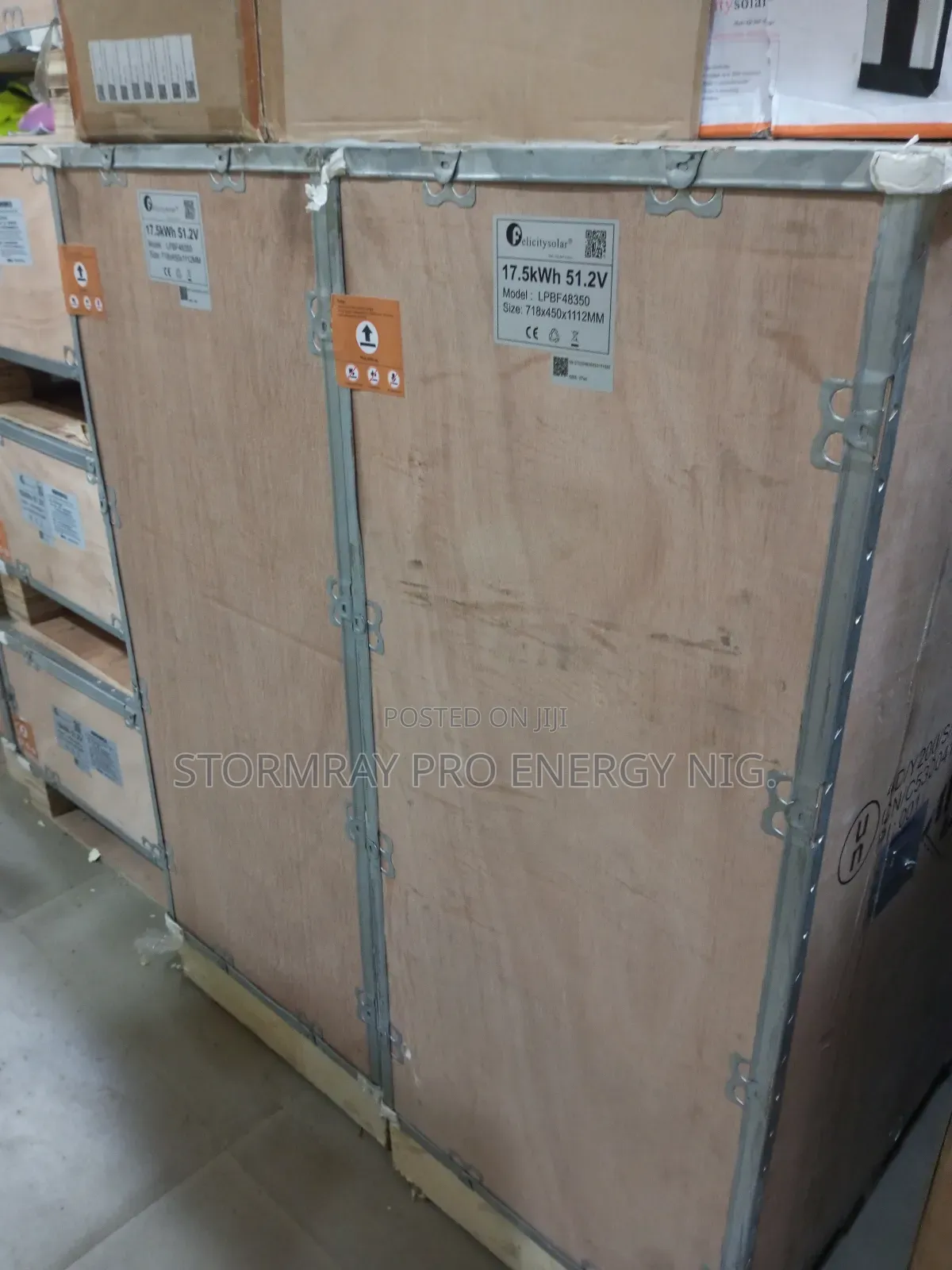 17.5kwh 51.2v Felicity Lithium Batteries Available.