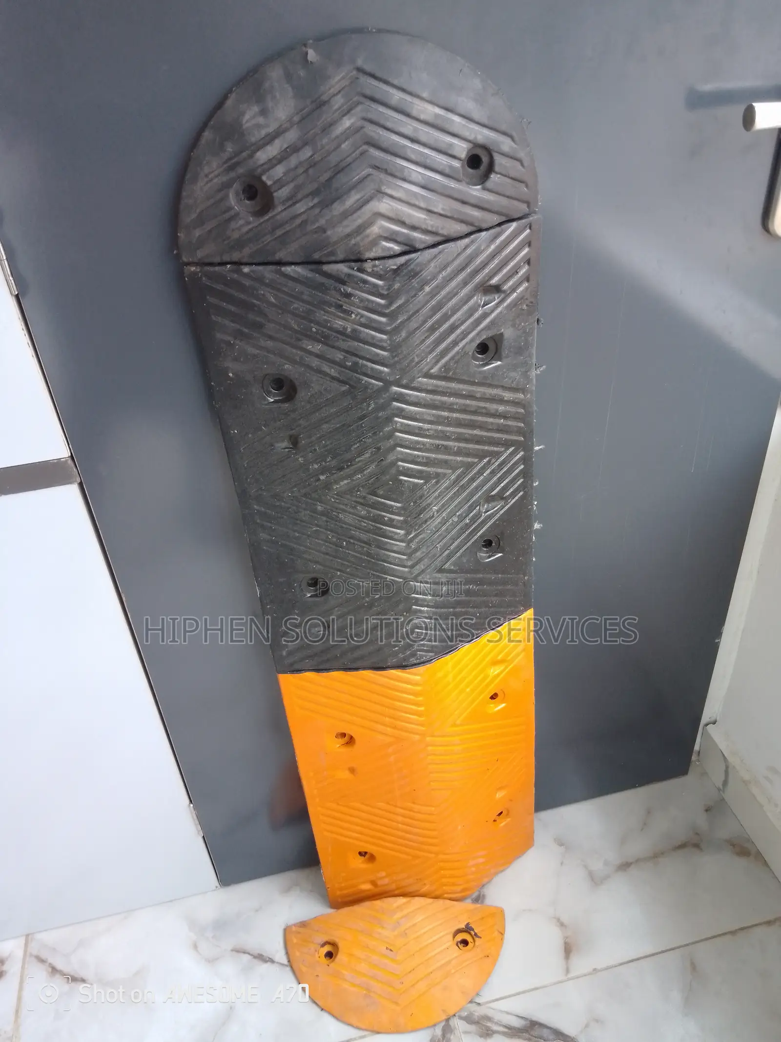 Traffic Safety Car Heavy Duty Rubber Bump Speed Bump