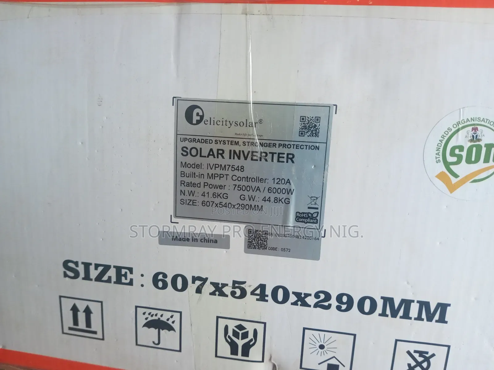 7.5kva Felicity Inverters Available