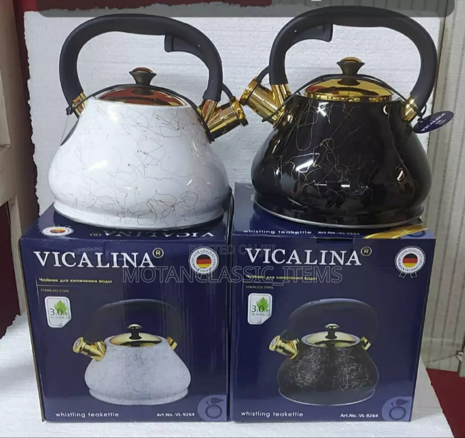 Stainless Steel Whistling Kettle (3ltrs)