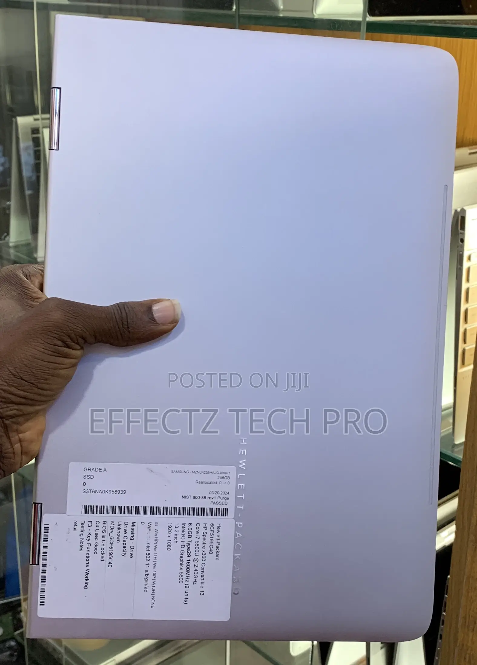 Laptop HP Spectra 13 8GB Intel Core I7 SSD 256GB