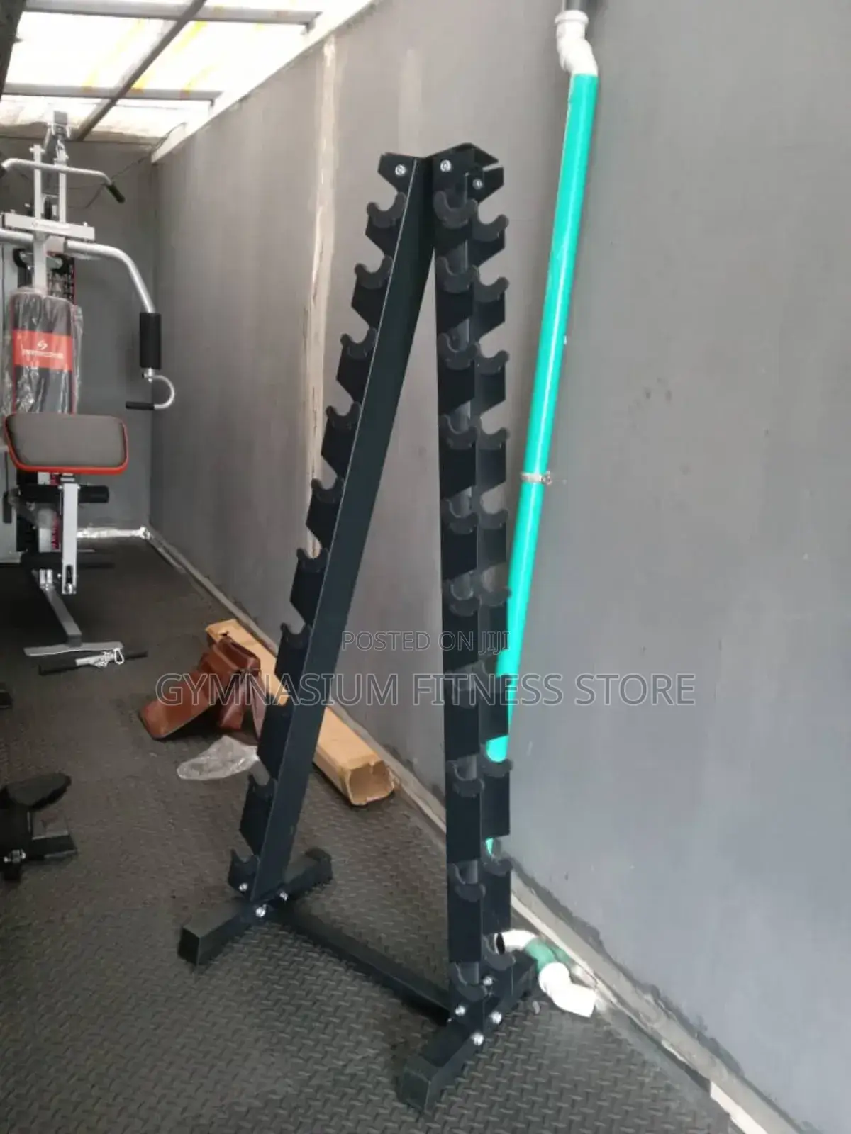 10 Tiers Capacity Dumbbell Rack