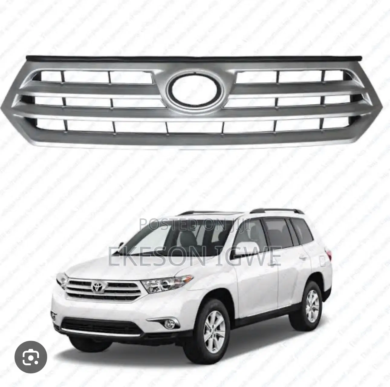 Front Grill Toyota Highlander 2012-11